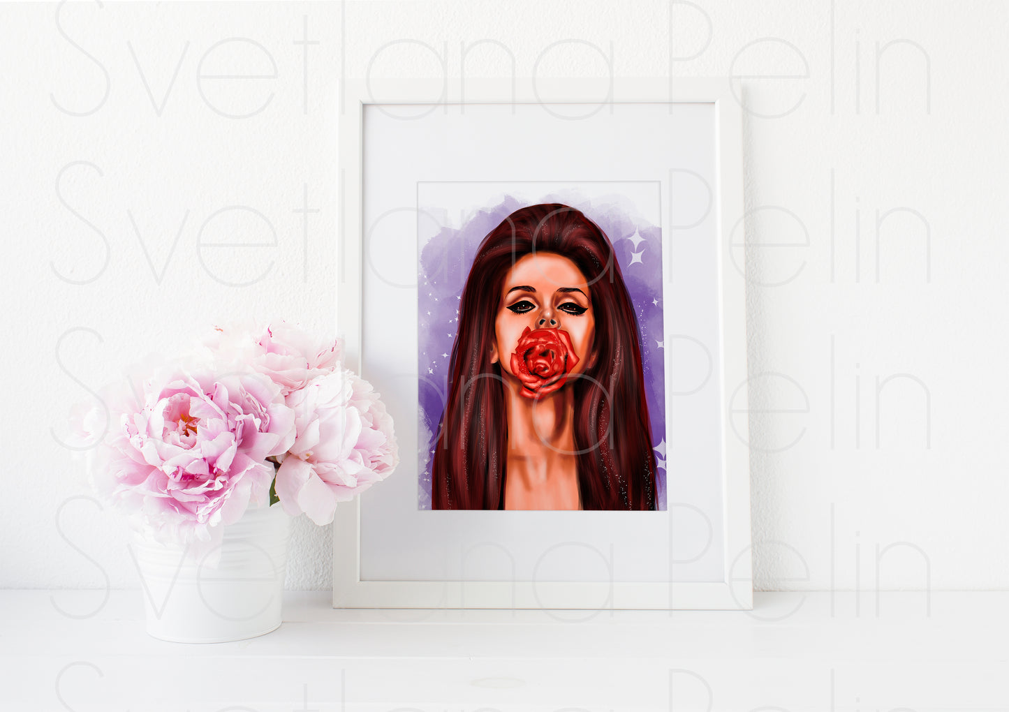 Lana Del Rey, LD, ART PRINT Signed by Artist