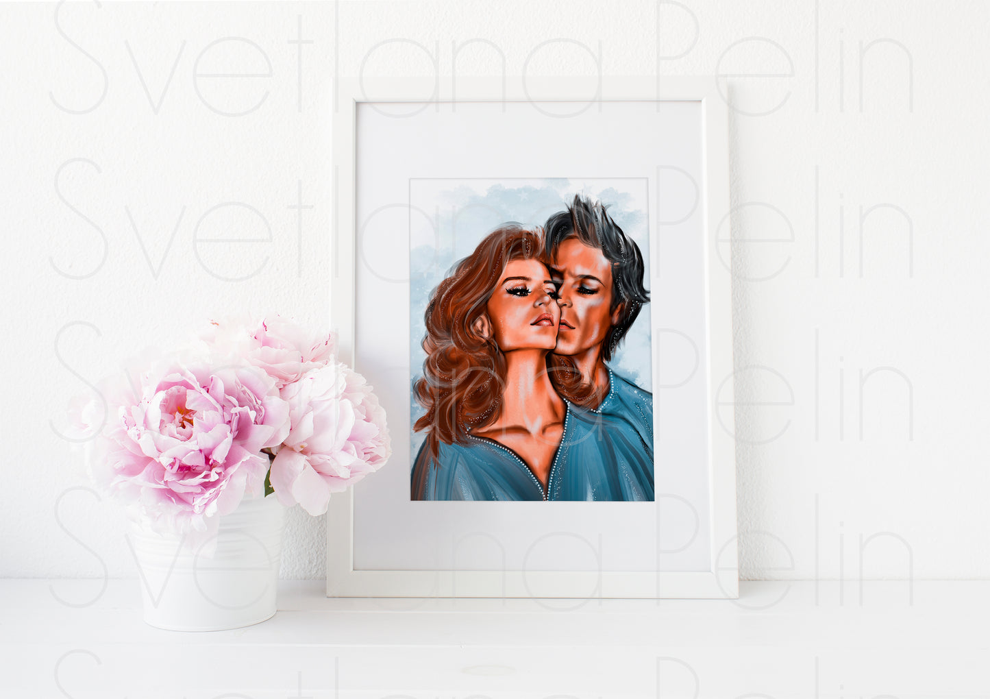 The Thorn Birds, Richard Chamberlain, Rachel Ward, ART PRINT Signed by Artist