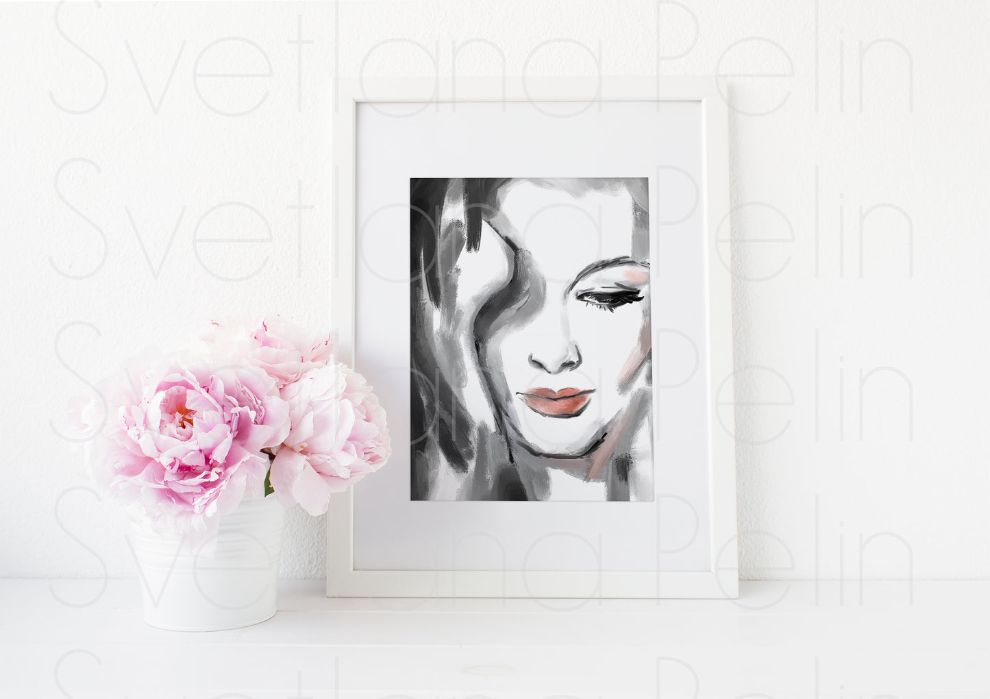 Veronica Lake, ART PRINT Signed by Artist