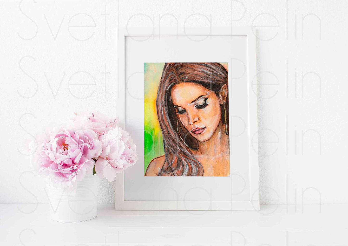 Lana Del Rey, LD, ART PRINT Signed by Artist