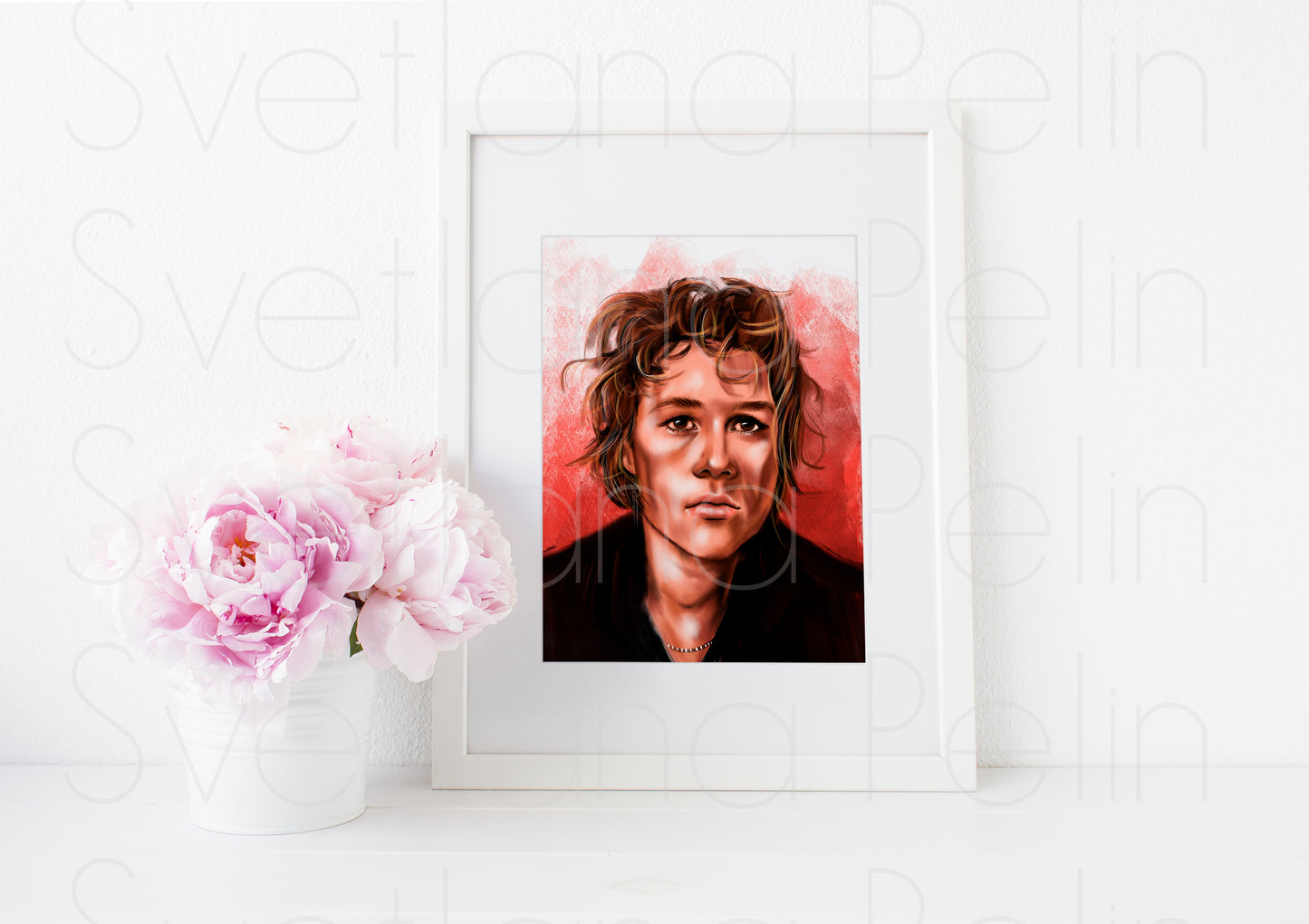 Heath Ledger, ART PRINT Signed by Artist