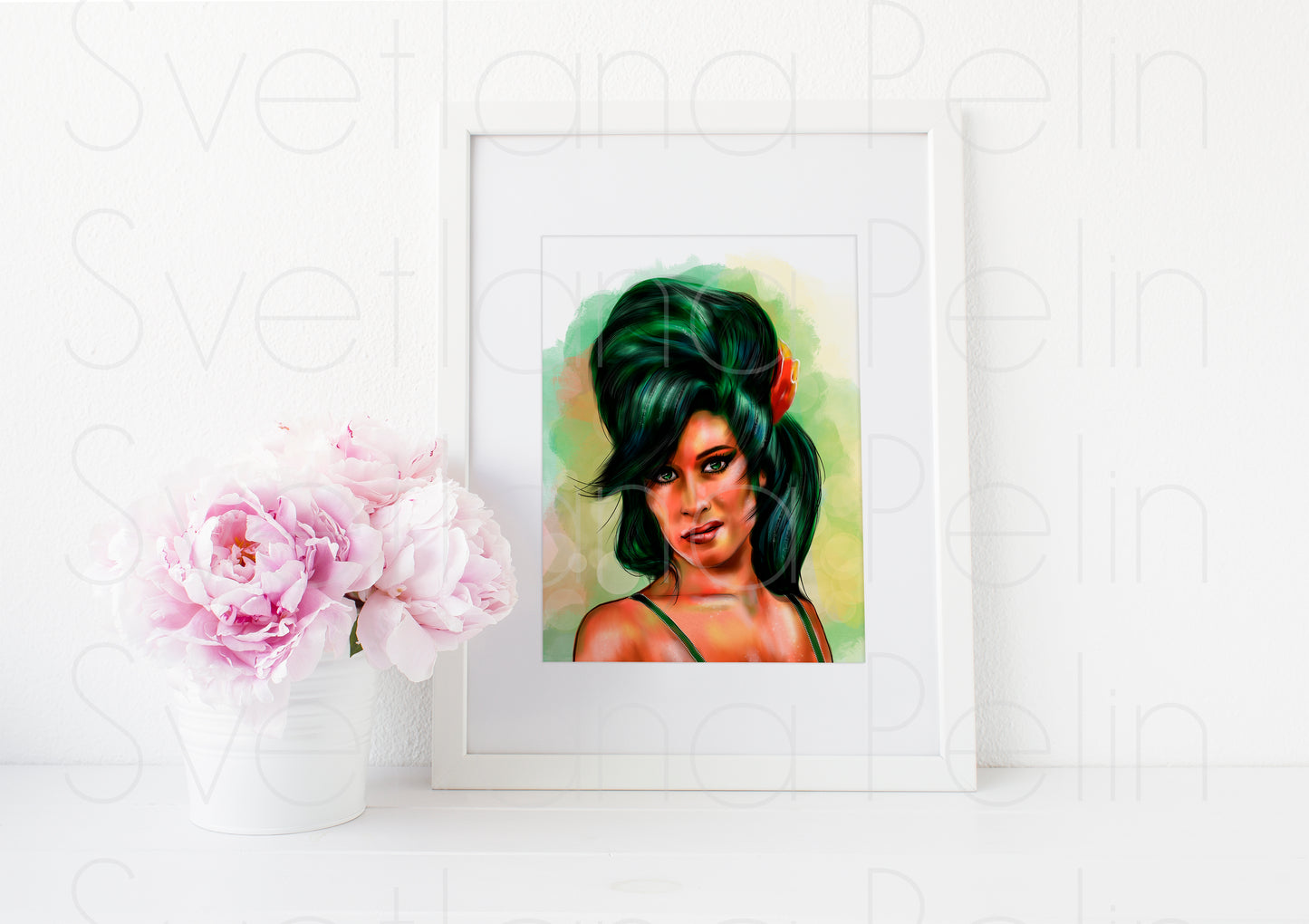 Amy, ART PRINT Signed by Artist