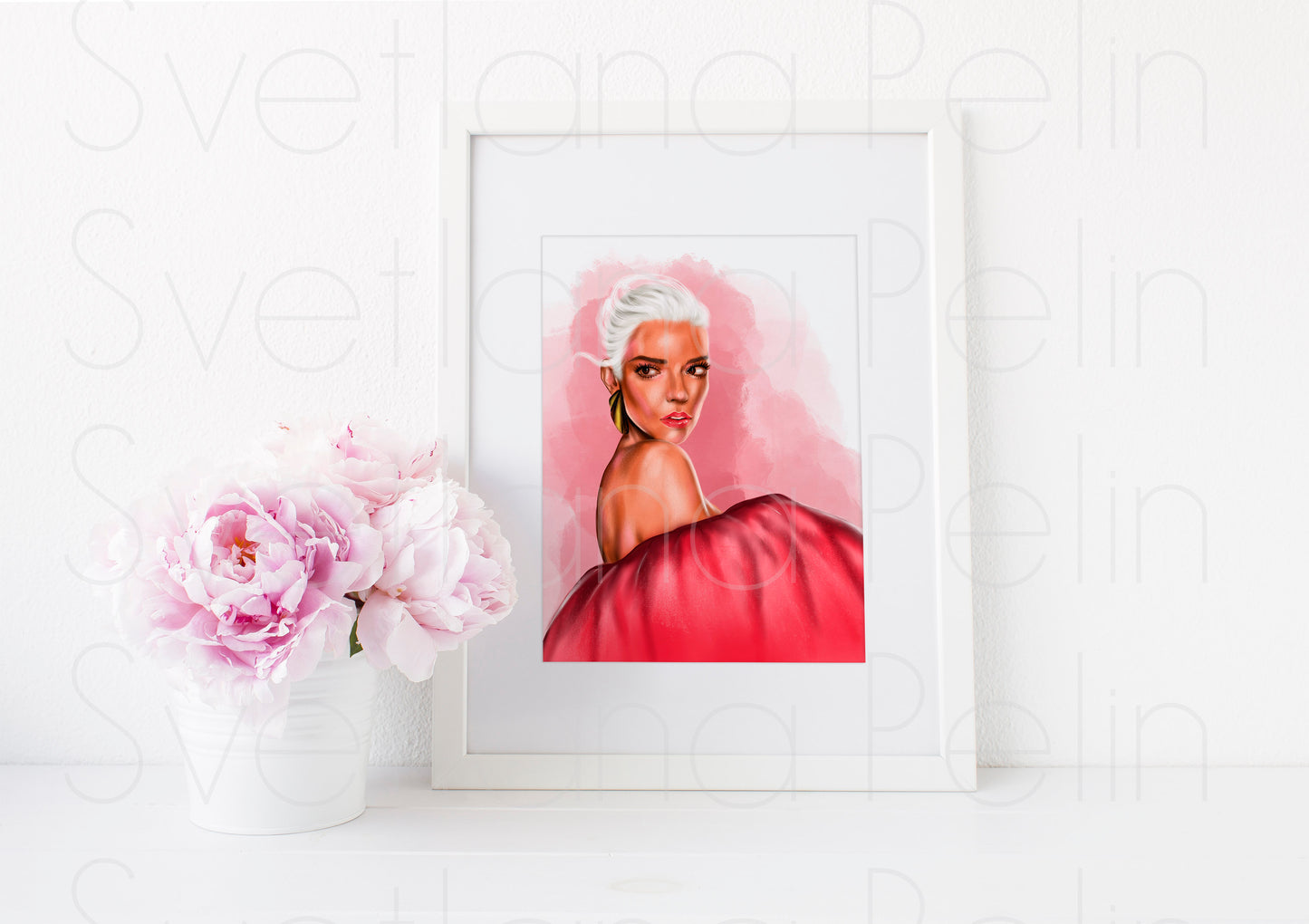 Anya Taylor-Joy, ART PRINT Signed by Artist