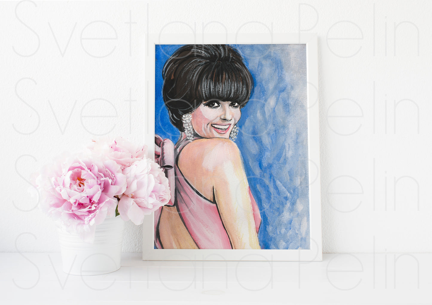 Claudia Cardinale, ART PRINT Signed by Artist