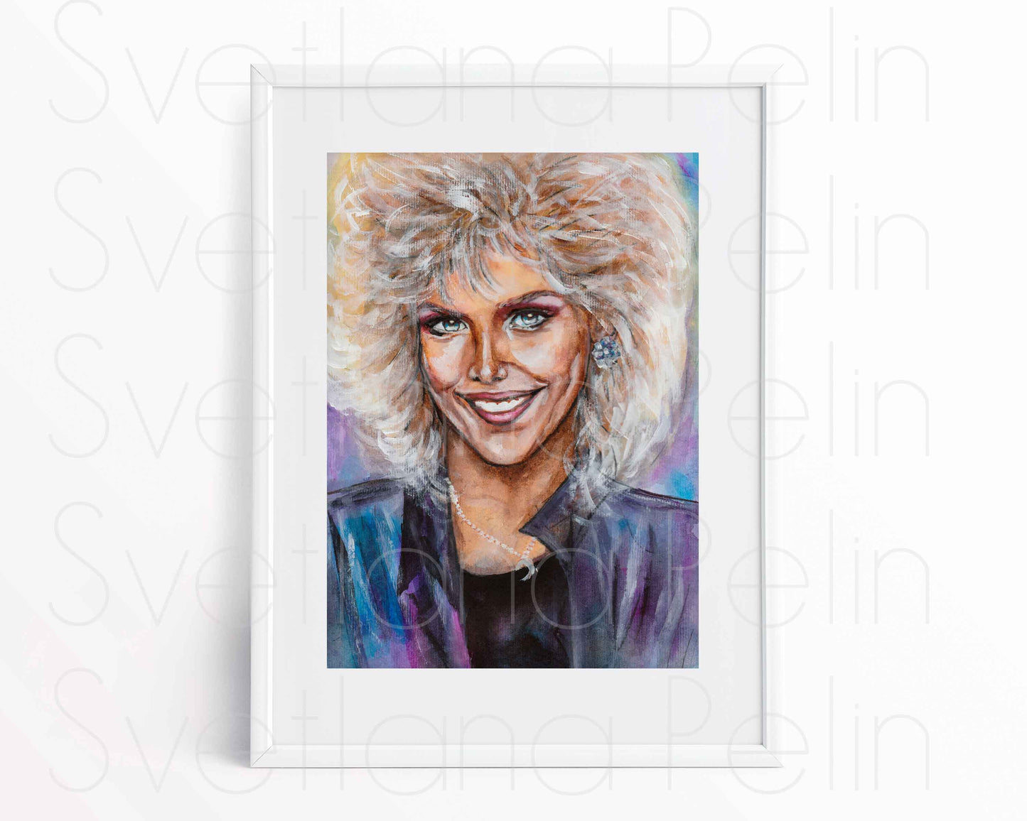 C. C. Catch, ORIGINAL Watercolor Painting, Artwork by Svetlana Pelin
