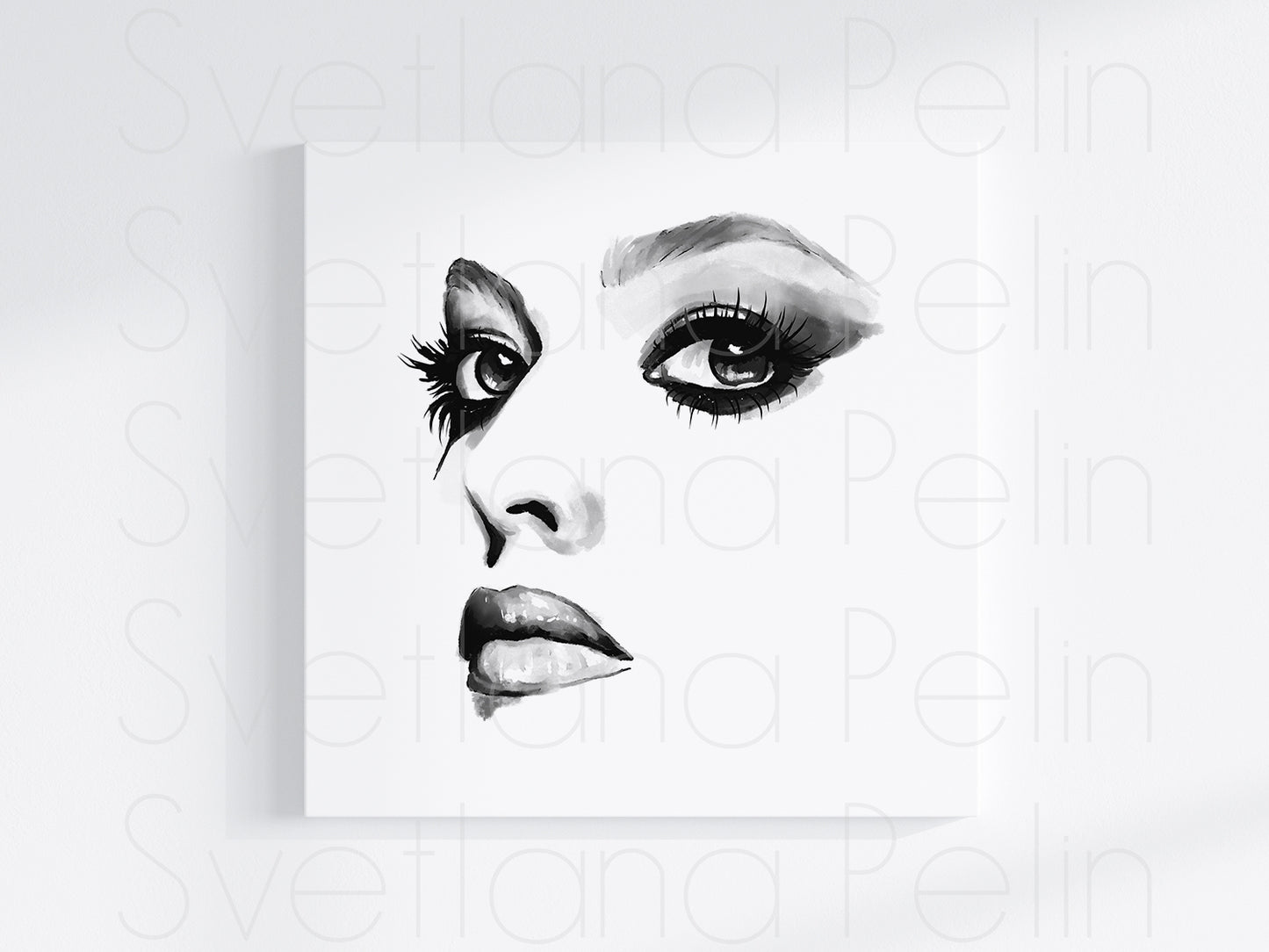 Minimalistic Portrait, iPad Drawing, Art Commission, Custom, Digital Artwork, Personalized portrait