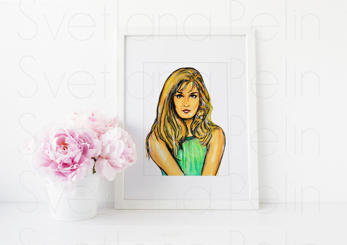 Dalida, ART PRINT Signed by Artist