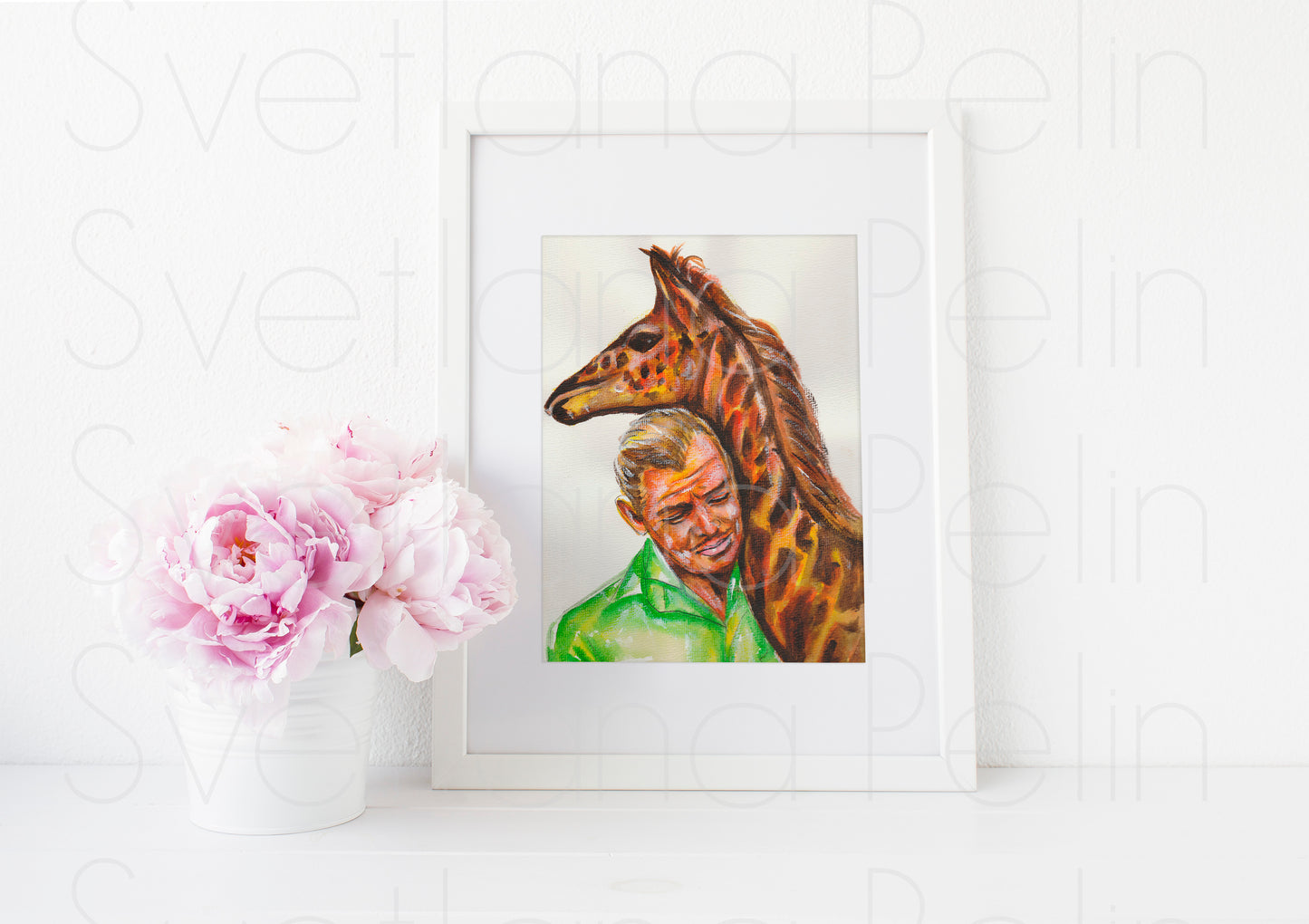 Clark Gable, ART PRINT Signed by Artist