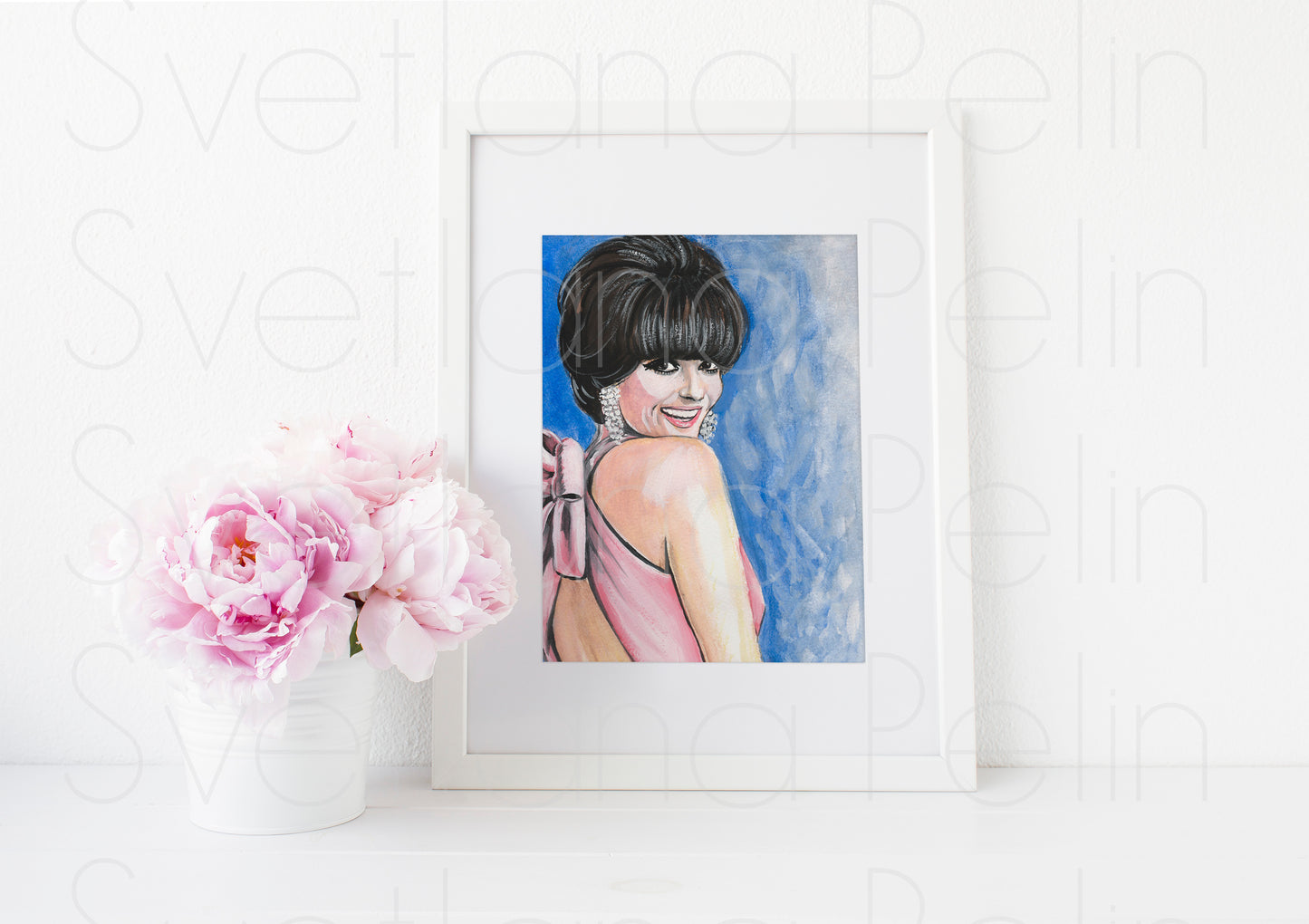 Claudia Cardinale, ART PRINT Signed by Artist