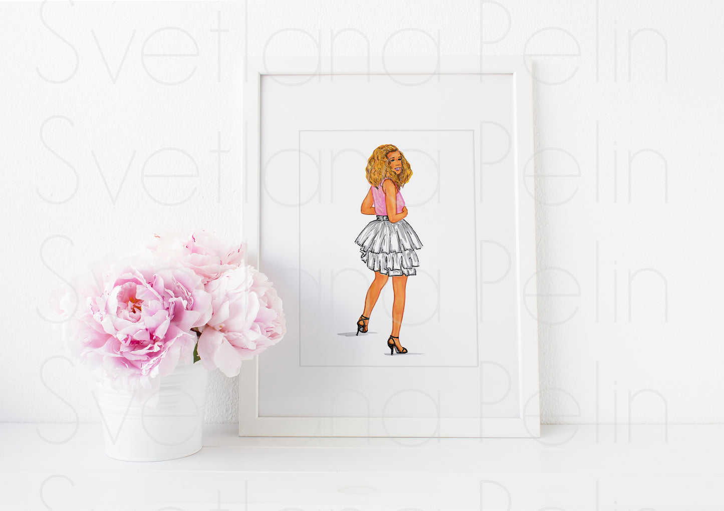 Sarah Jessica Parker, ART PRINT Signed by Artist