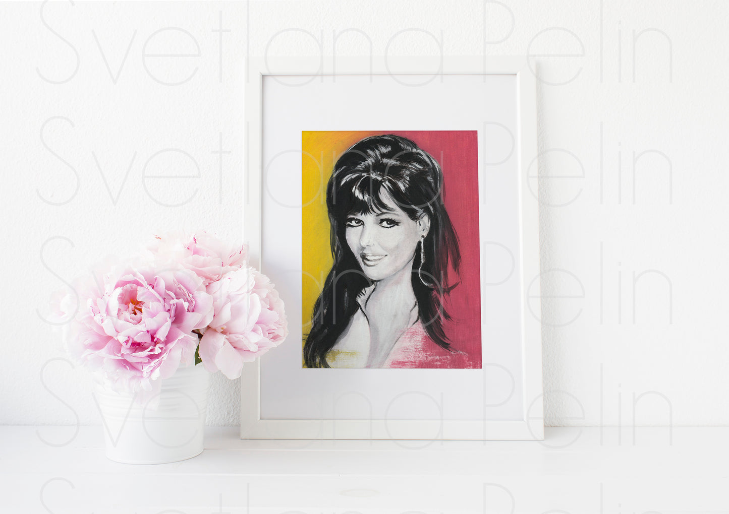 Claudia Cardinale, ART PRINT Signed by Artist