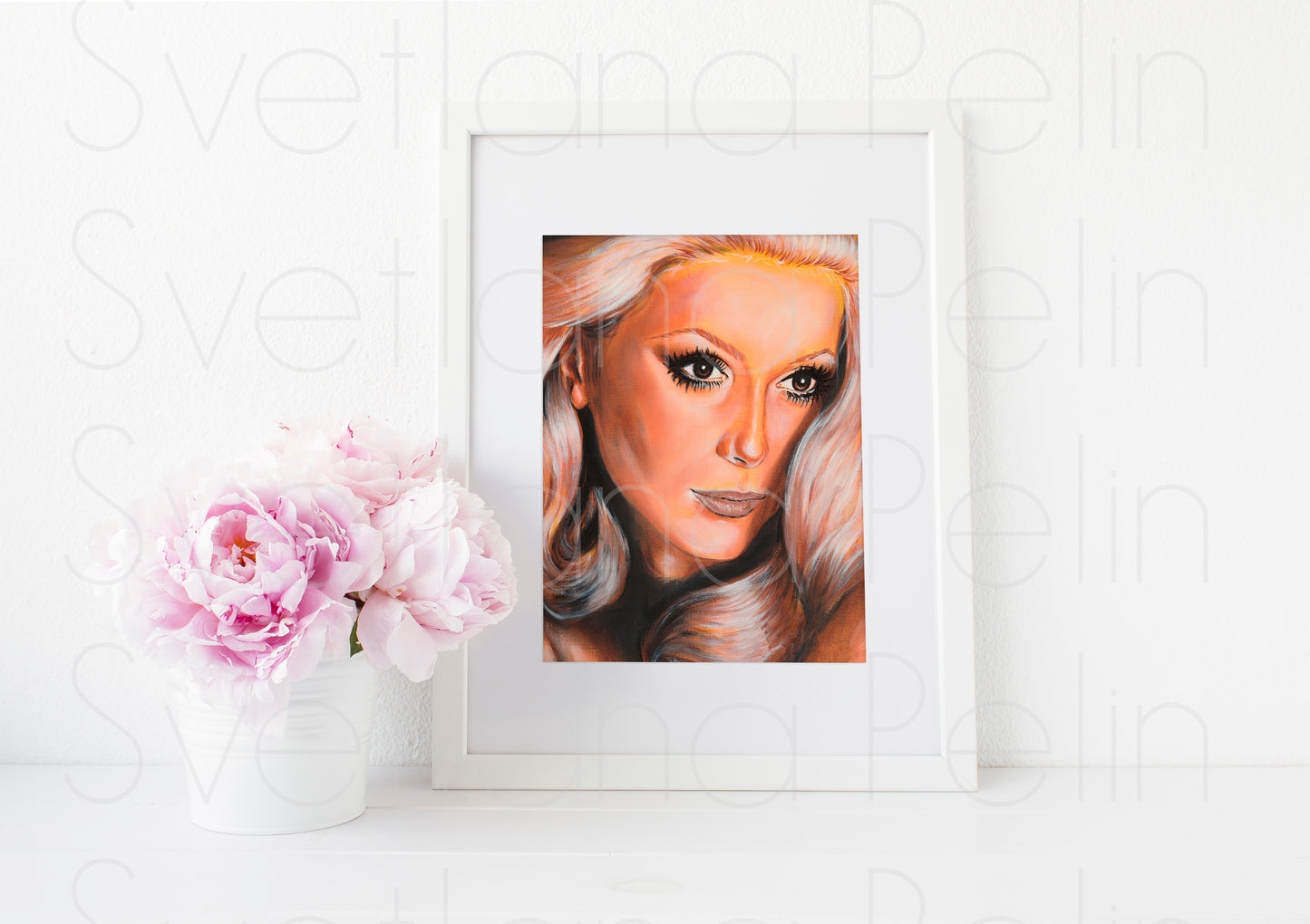 Catherine Deneuve, ART PRINT Signed by Artist