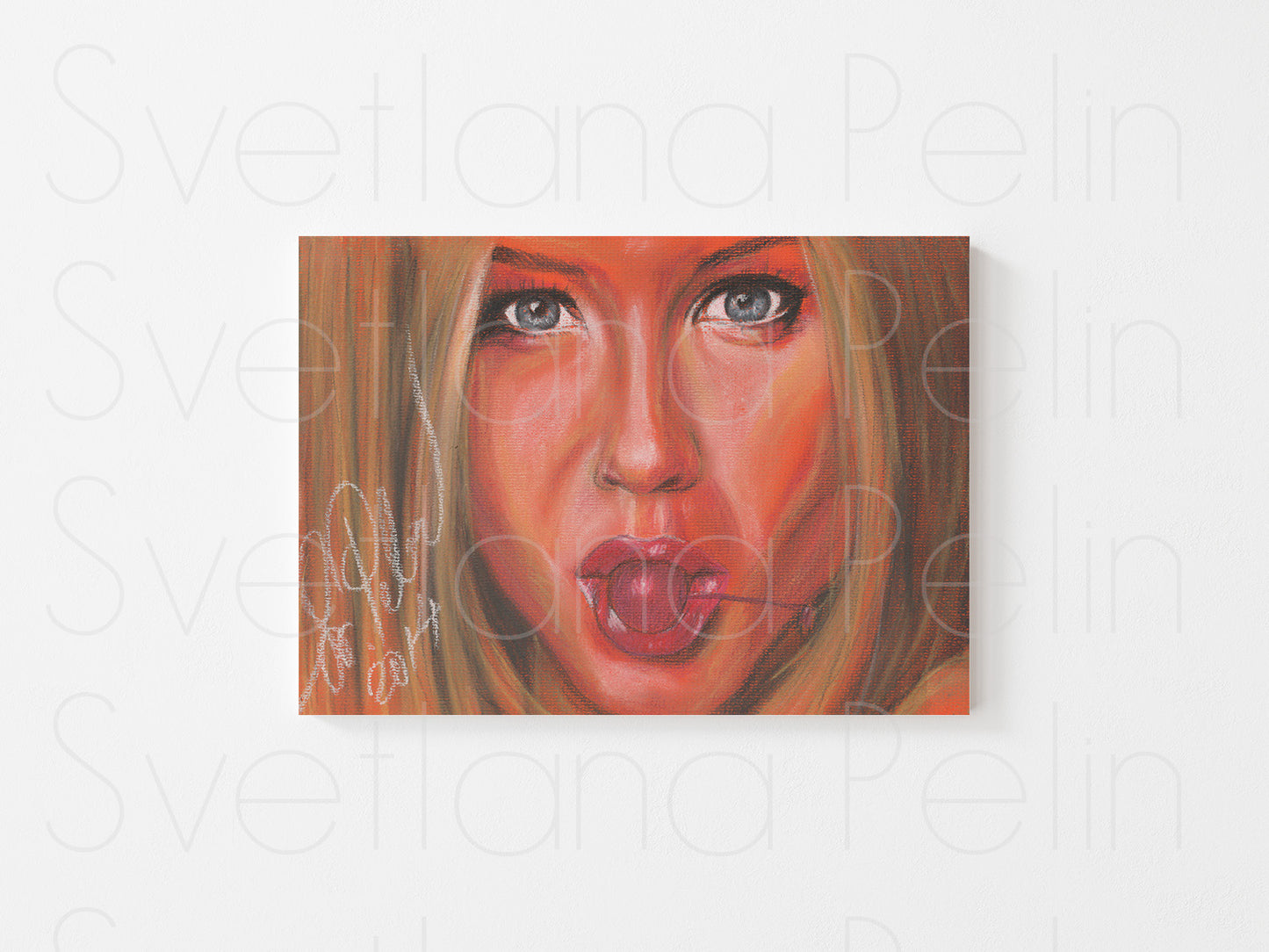Jennifer Aniston, ORIGINAL Pastels drawing, Artwork by Svetlana Pelin