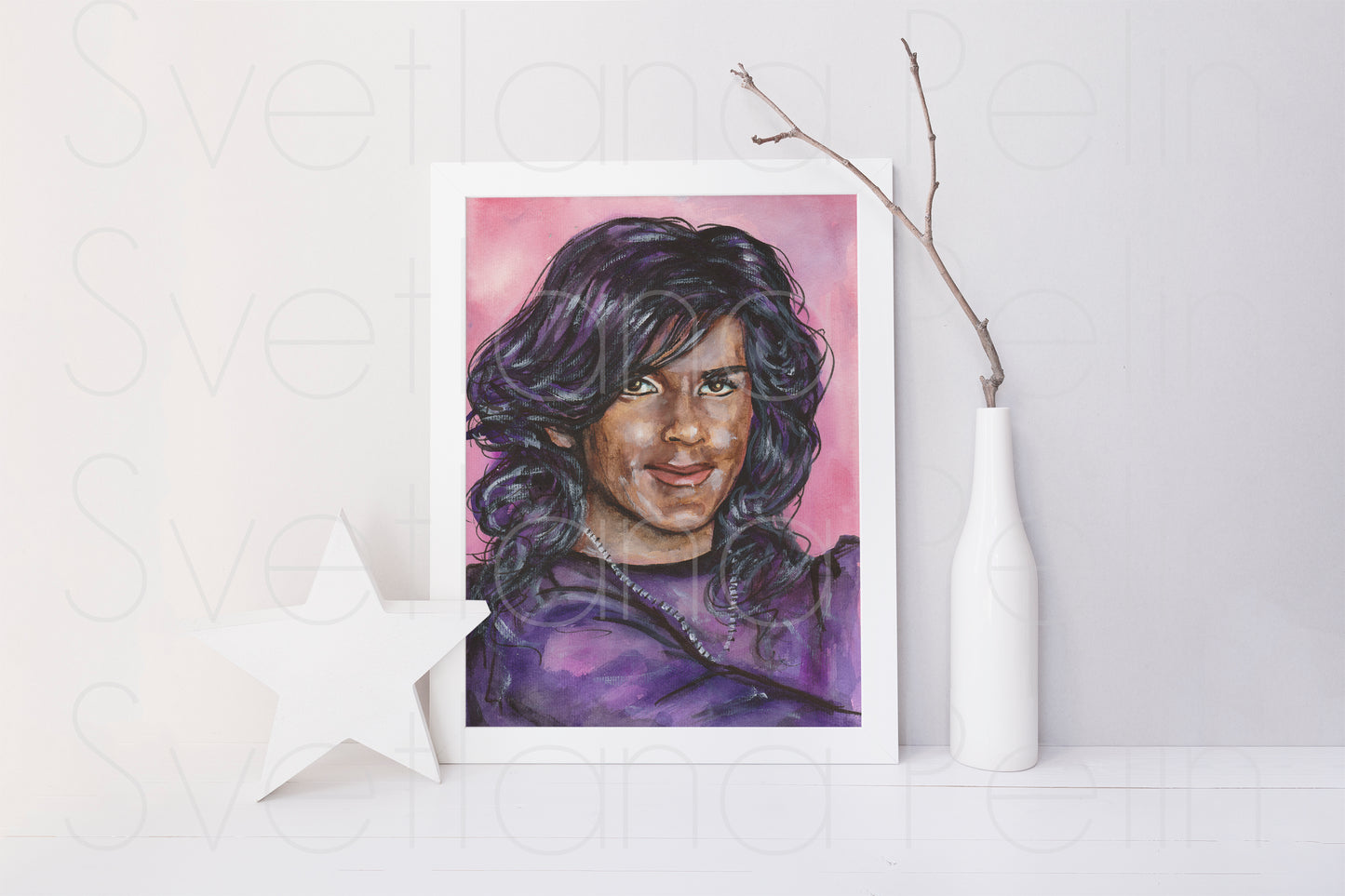 Thomas Anders, TA, MT, ORIGINAL Watercolor Painting, Artwork by Svetlana Pelin