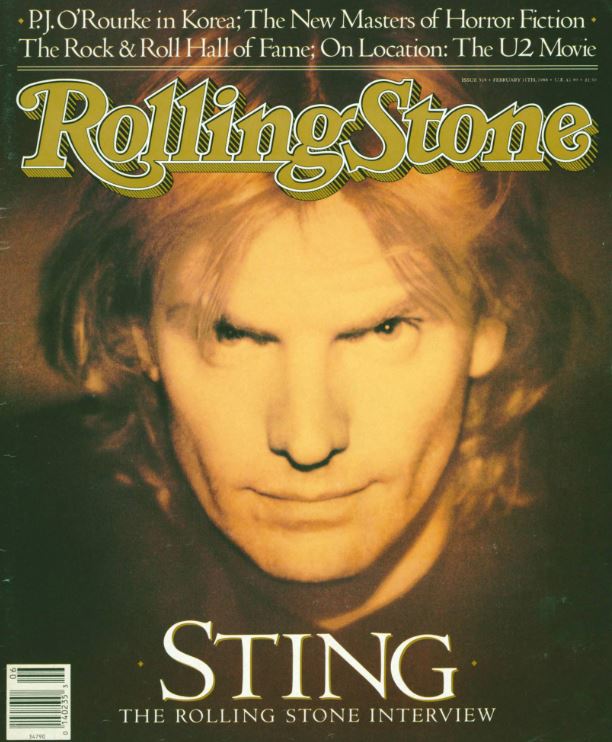 Sting, ENG magazine, Cover, DIGITAL LISTING, Instant Download