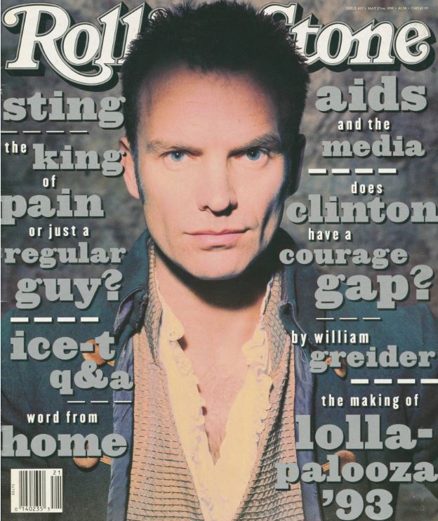 Sting, ENG magazine, Cover, DIGITAL LISTING, Instant Download