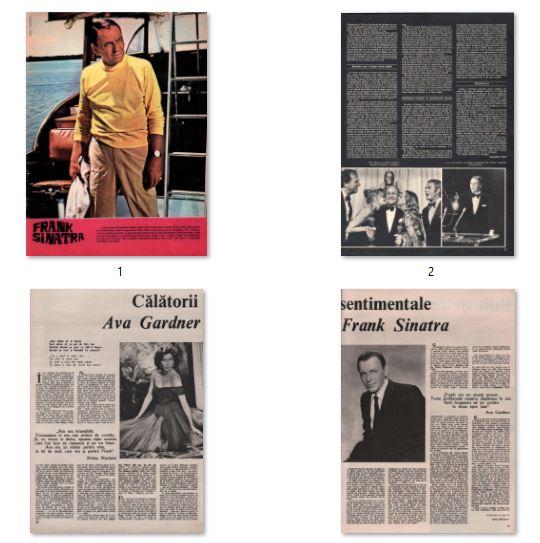 Frank Sinatra, Romanian magazine, Cover, DIGITAL LISTING, Instant Download
