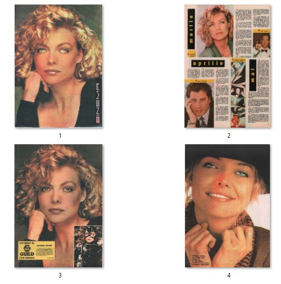 Michelle Pfeiffer, Romanian magazine, Cover, DIGITAL LISTING, Instant Download