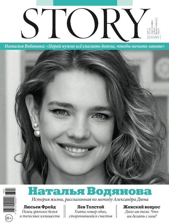 Natalia Vodianova, Russian magazine, Cover, DIGITAL LISTING, Instant Download