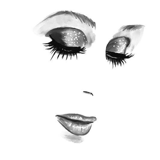 Minimalistic Portrait, iPad Drawing, Art Commission, Custom, Digital Artwork, Personalized portrait