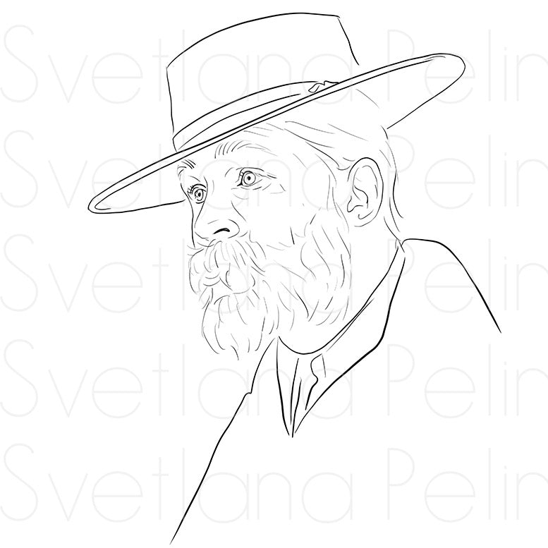 Tom Hardy, Coloring Page, Printable Digital Files, INSTANT Download