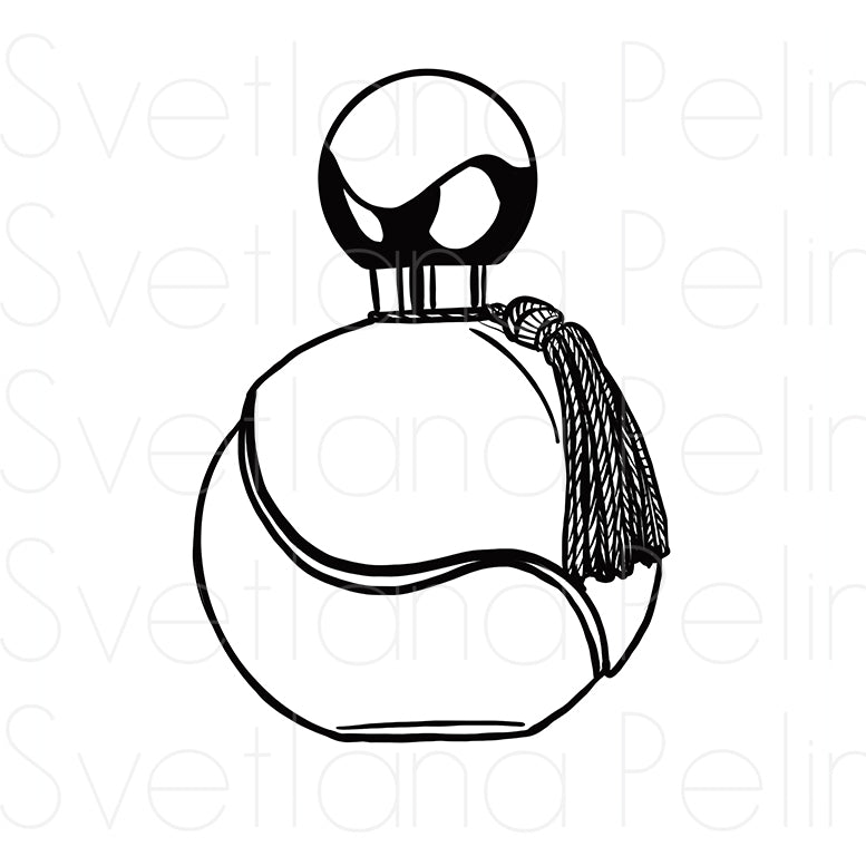 Perfume, Coloring Page, Printable Digital Files, INSTANT Download
