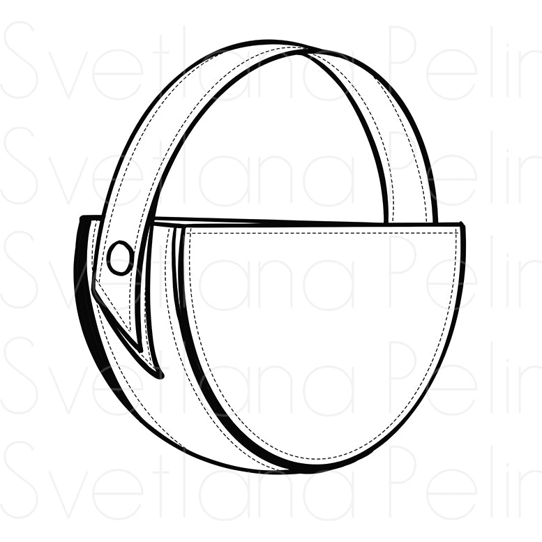 Designer Handbag, Luxury Bag, Purses for Women, Coloring Page, Printable Digital Files, INSTANT Download