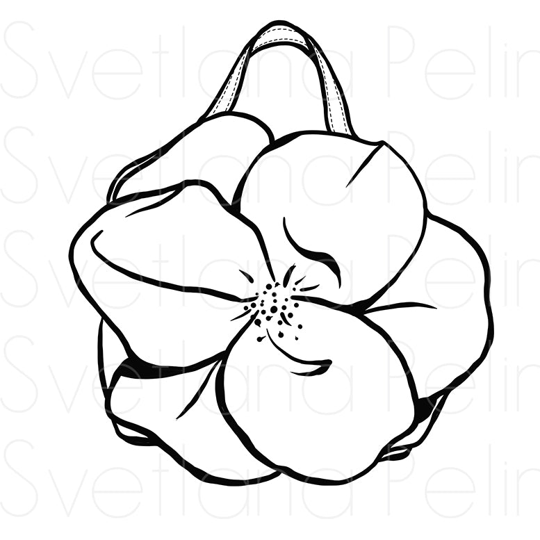 Designer Handbag, Luxury Bag, Purses for Women, Coloring Page, Printable Digital Files, INSTANT Download