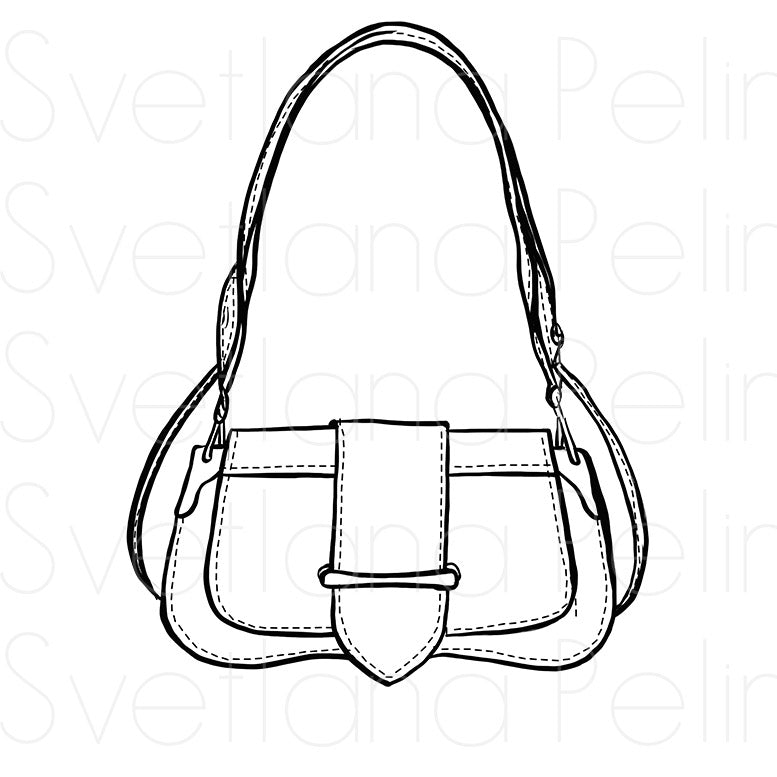 5 Printable Coloring Pages, Luxury Bags, Printable Digital Files, INSTANT Download