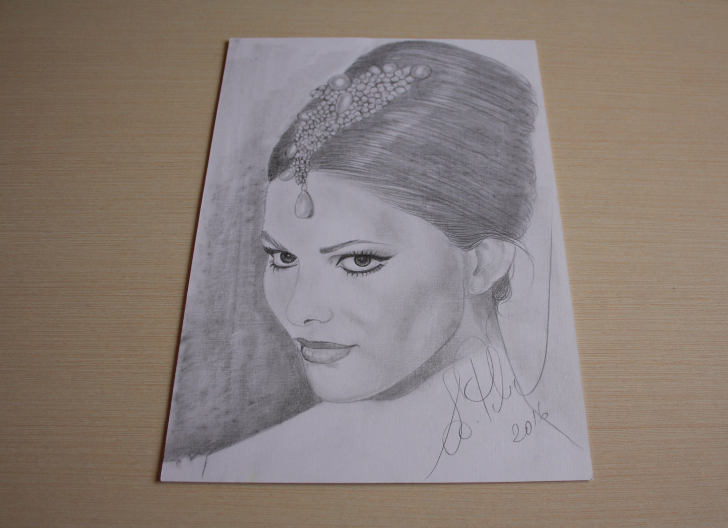Claudia Cardinale, ORIGINAL Pencil drawing, Artwork by Svetlana Pelin