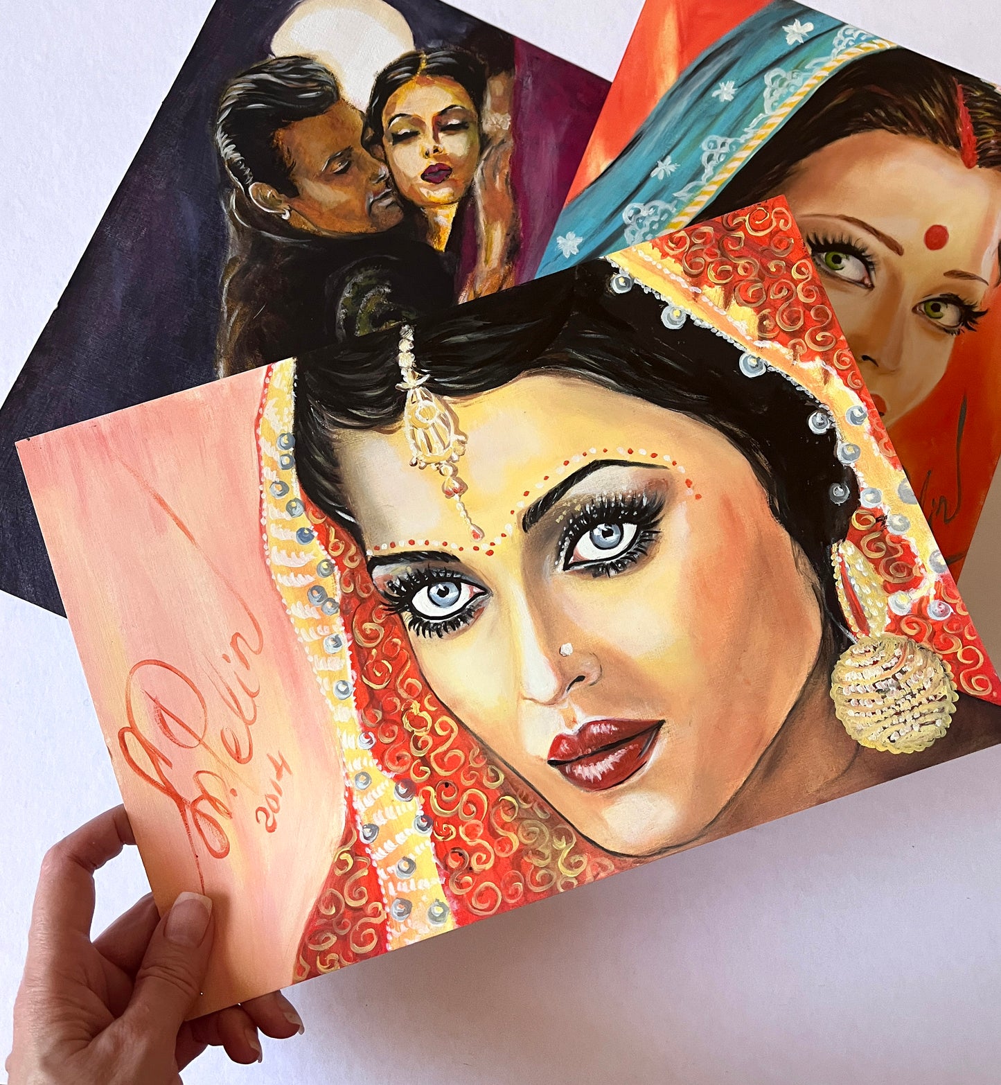 Aishwarya Rai, ORIGINAL Oil Painting, Artwork by Svetlana Pelin
