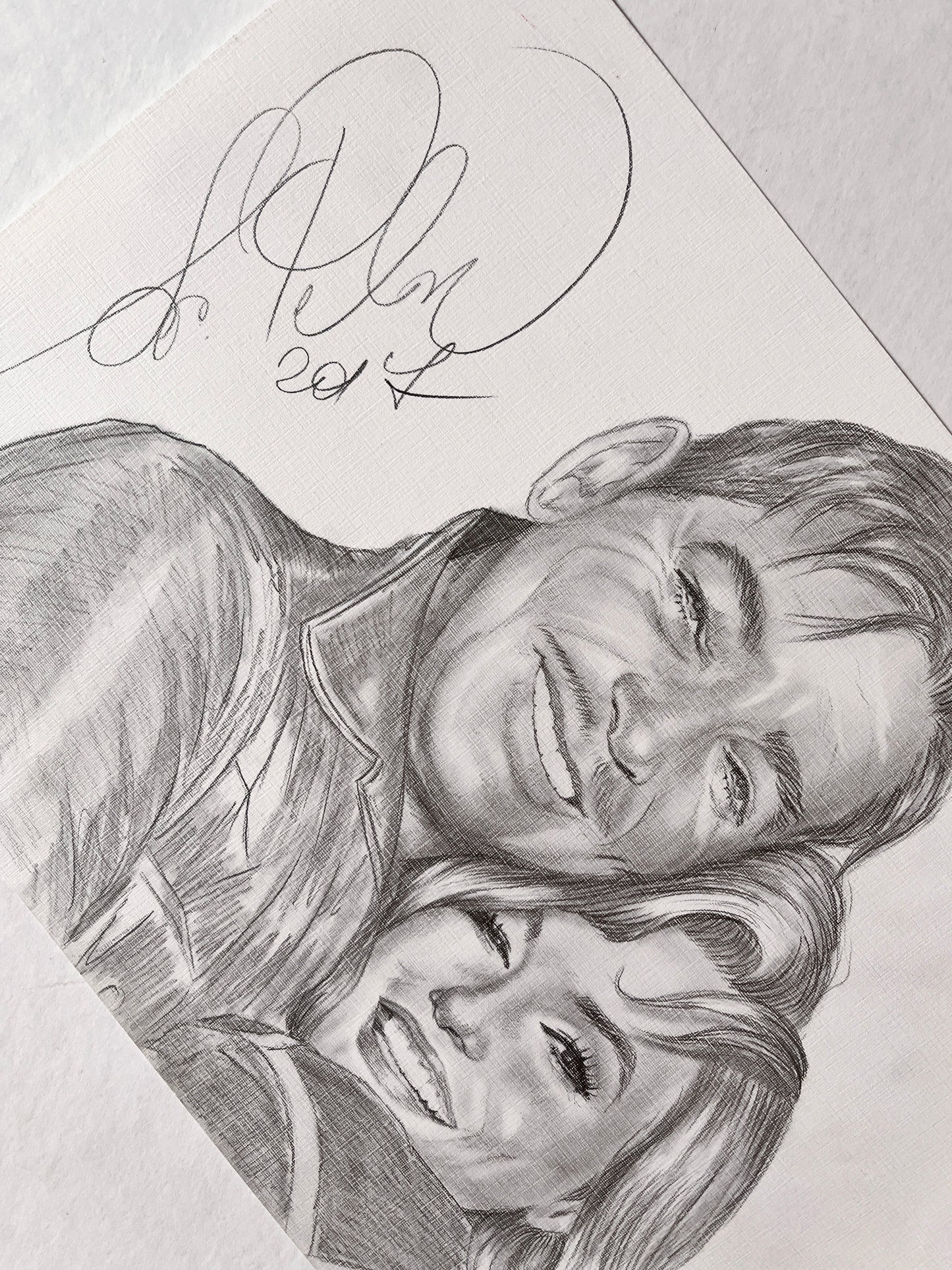 Marilyn Monroe, Clark Gable, The Misfits, ORIGINAL Pencil Drawing, Artwork by Svetlana Pelin