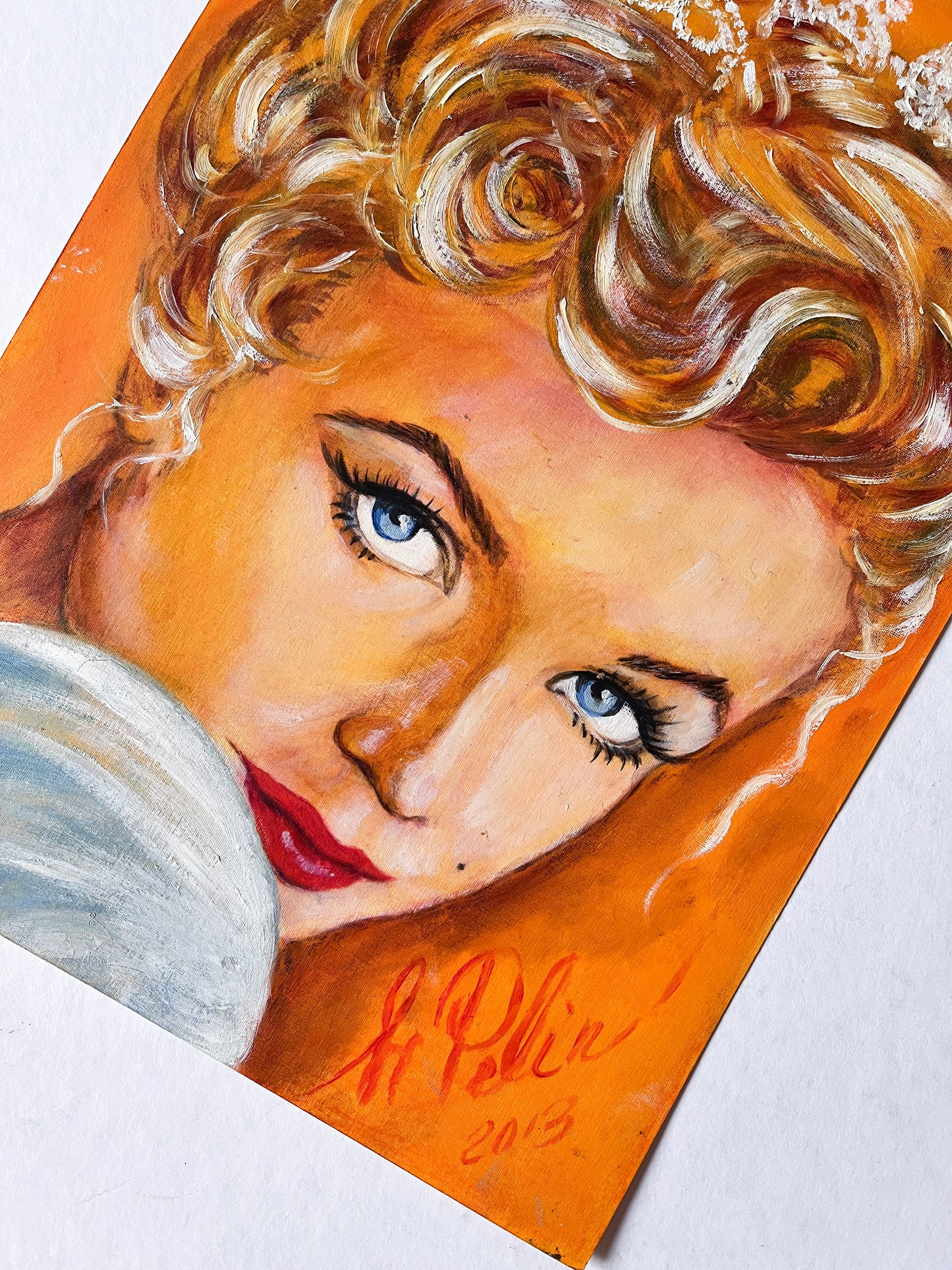 Marilyn Monroe, The Prince and the Showgirl, Tiara, ORIGINAL Oil painting, Artwork by Svetlana Pelin