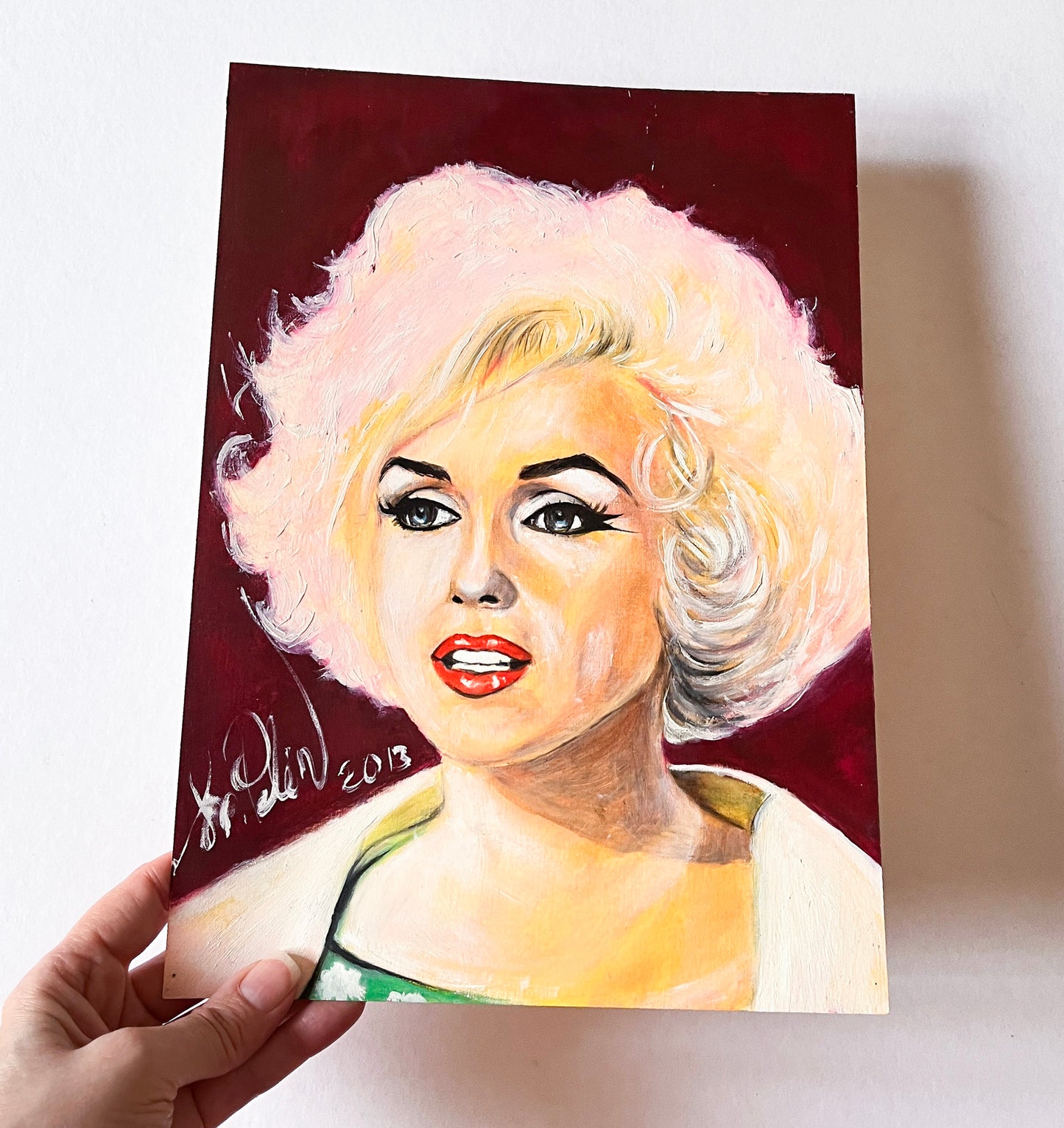 Marilyn Monroe, Something's Got to Give, SGTG, ORIGINAL Oil painting, Artwork by Svetlana Pelin