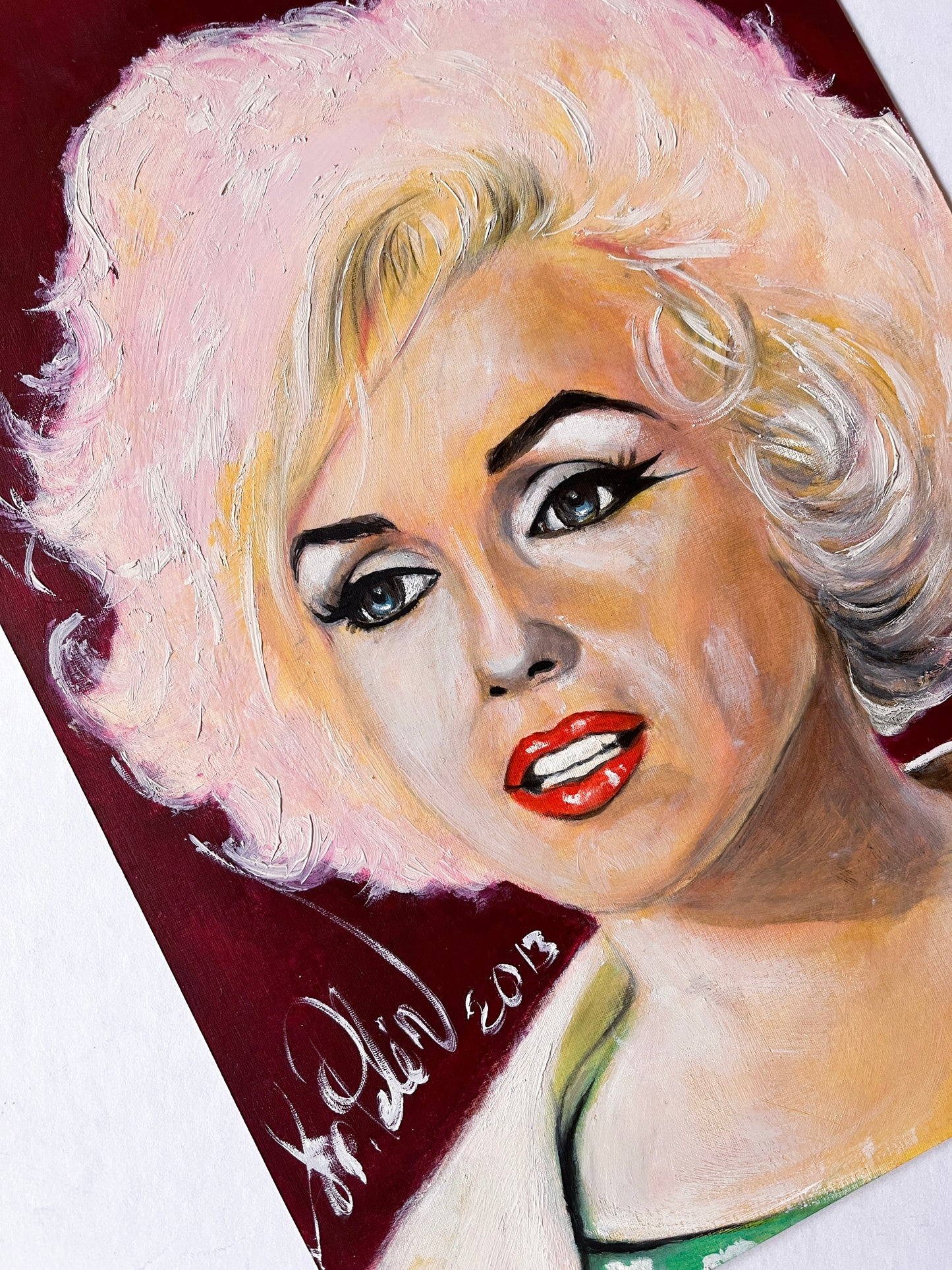 Marilyn Monroe, Something's Got to Give, SGTG, ORIGINAL Oil painting, Artwork by Svetlana Pelin