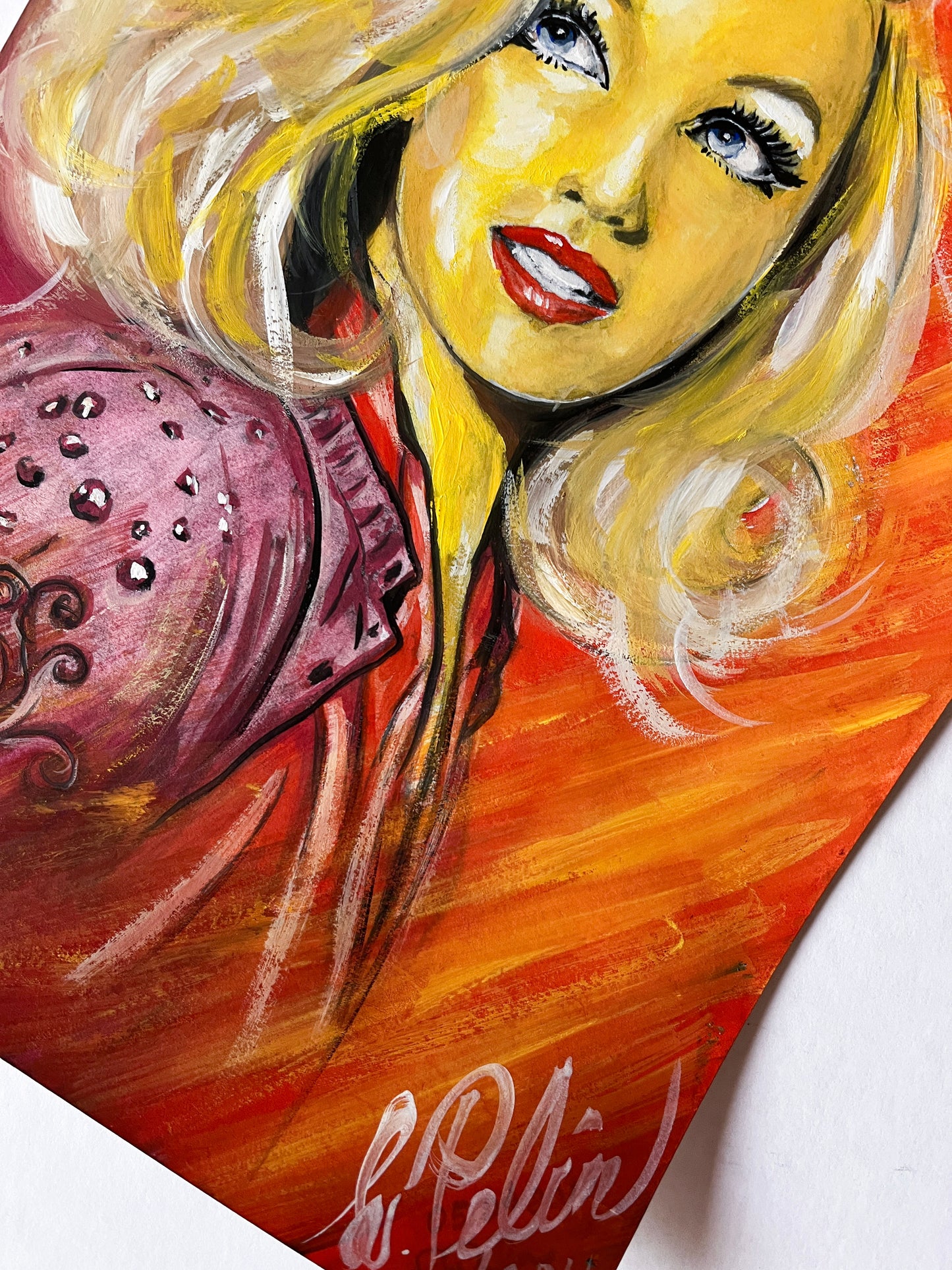 Marilyn Monroe, The Misfits, ORIGINAL Gouache painting, Artwork by Svetlana Pelin