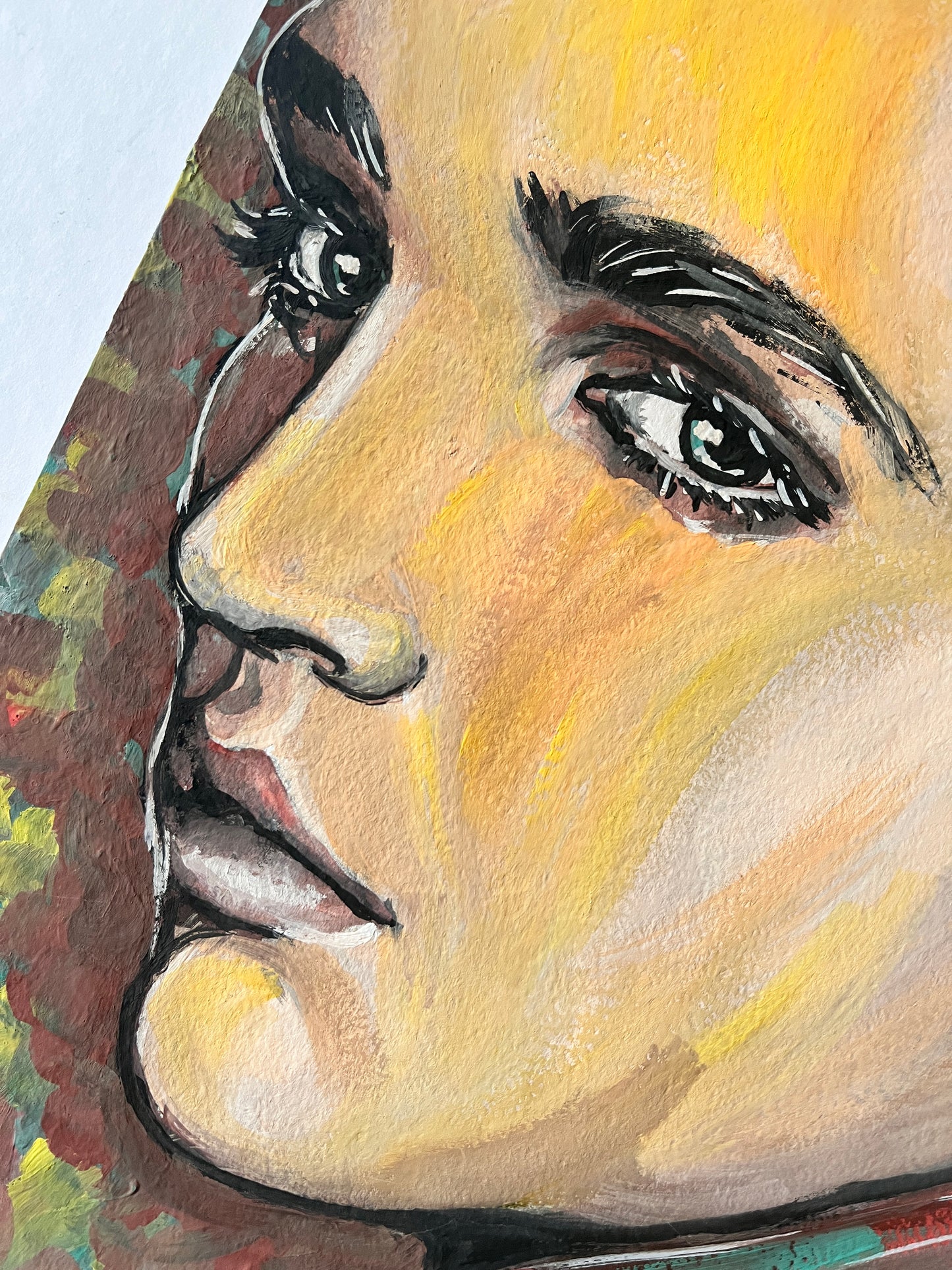 Elvis Presley, ORIGINAL Gouache painting, Artwork by Svetlana Pelin