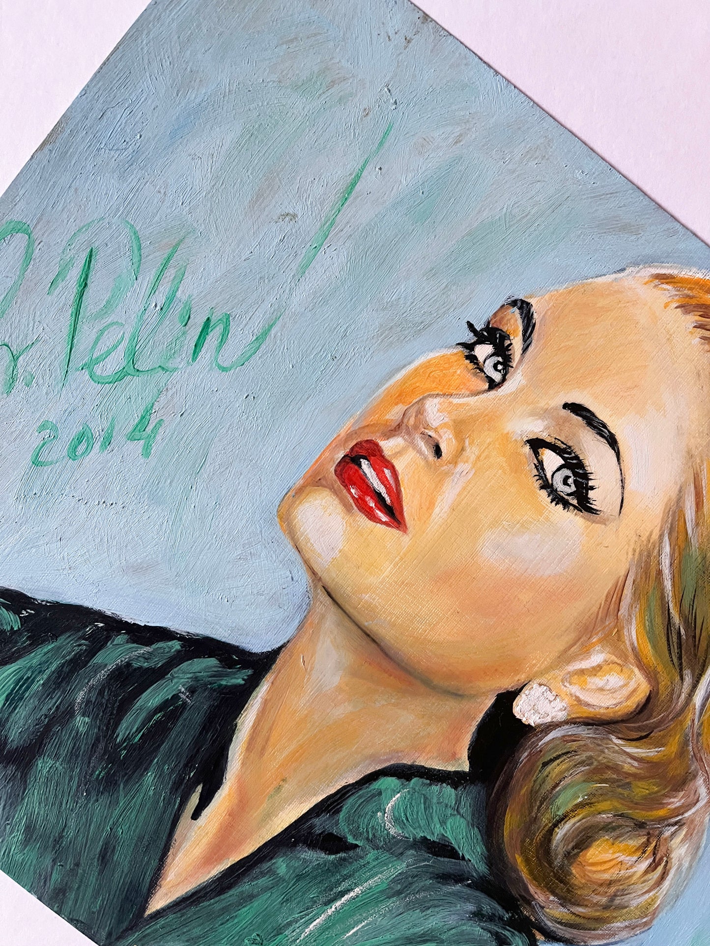 Grace Kelly, ORIGINAL Oil Painting, Artwork by Svetlana Pelin