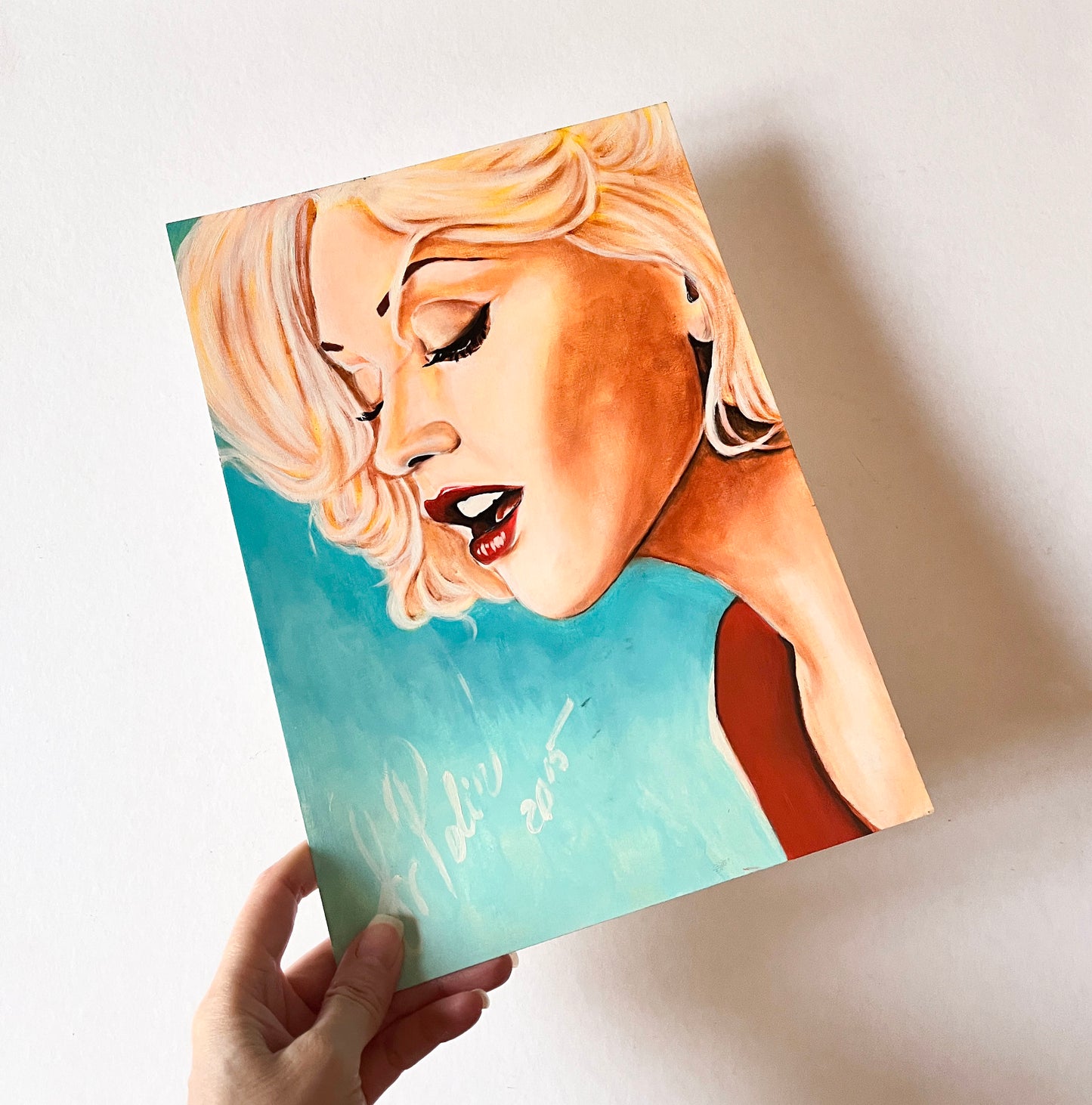 Gwen Stefani, ORIGINAL Oil Painting, Artwork by Svetlana Pelin