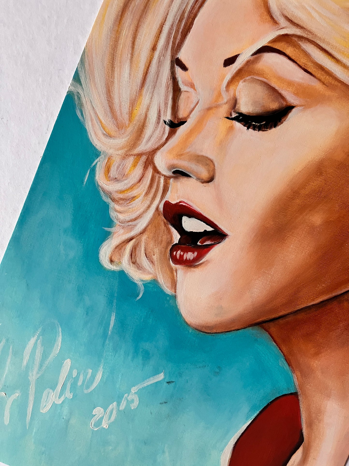 Gwen Stefani, ORIGINAL Oil Painting, Artwork by Svetlana Pelin