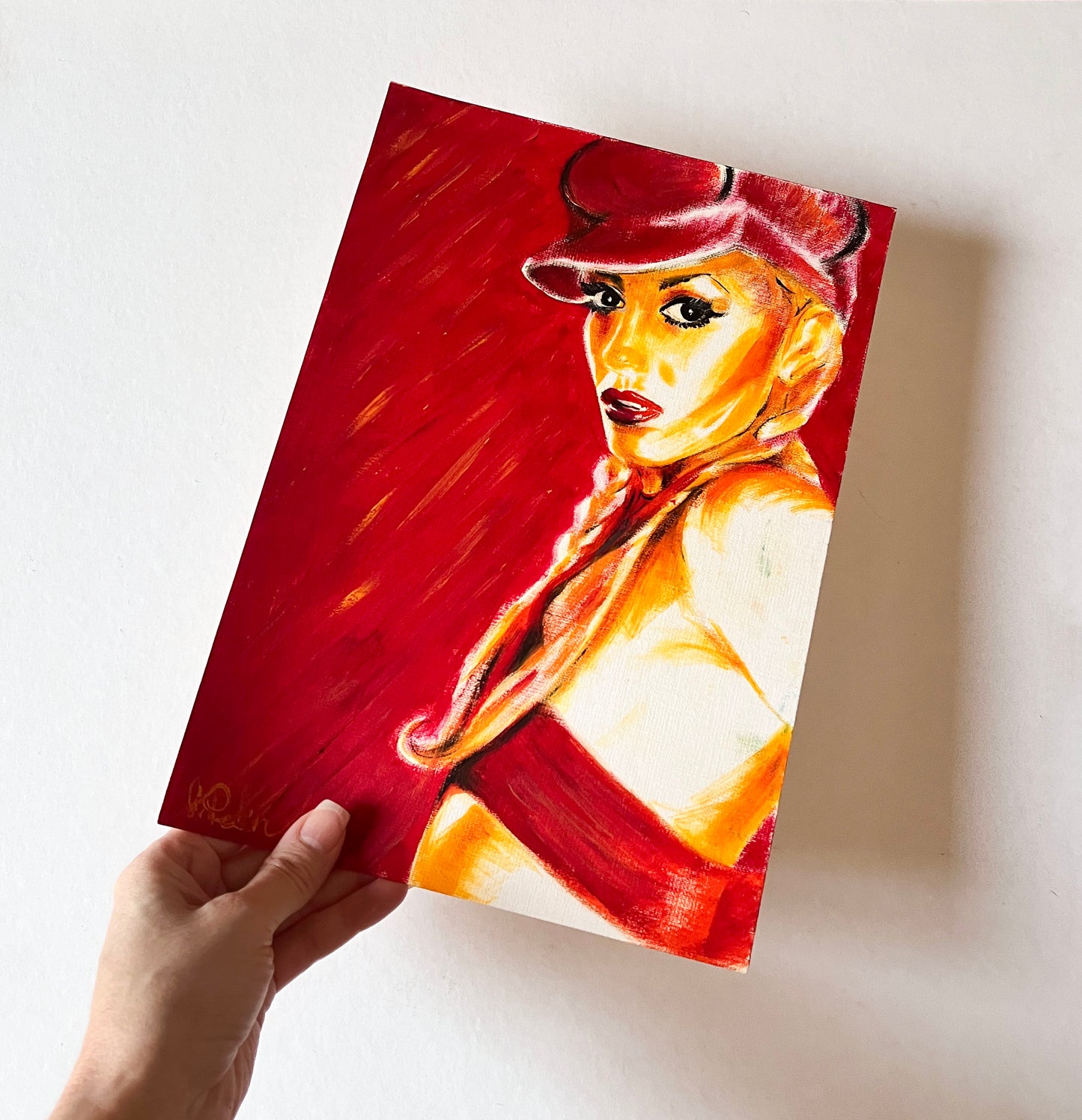 Gwen Stefani, ORIGINAL Oil Painting, Artwork by Svetlana Pelin