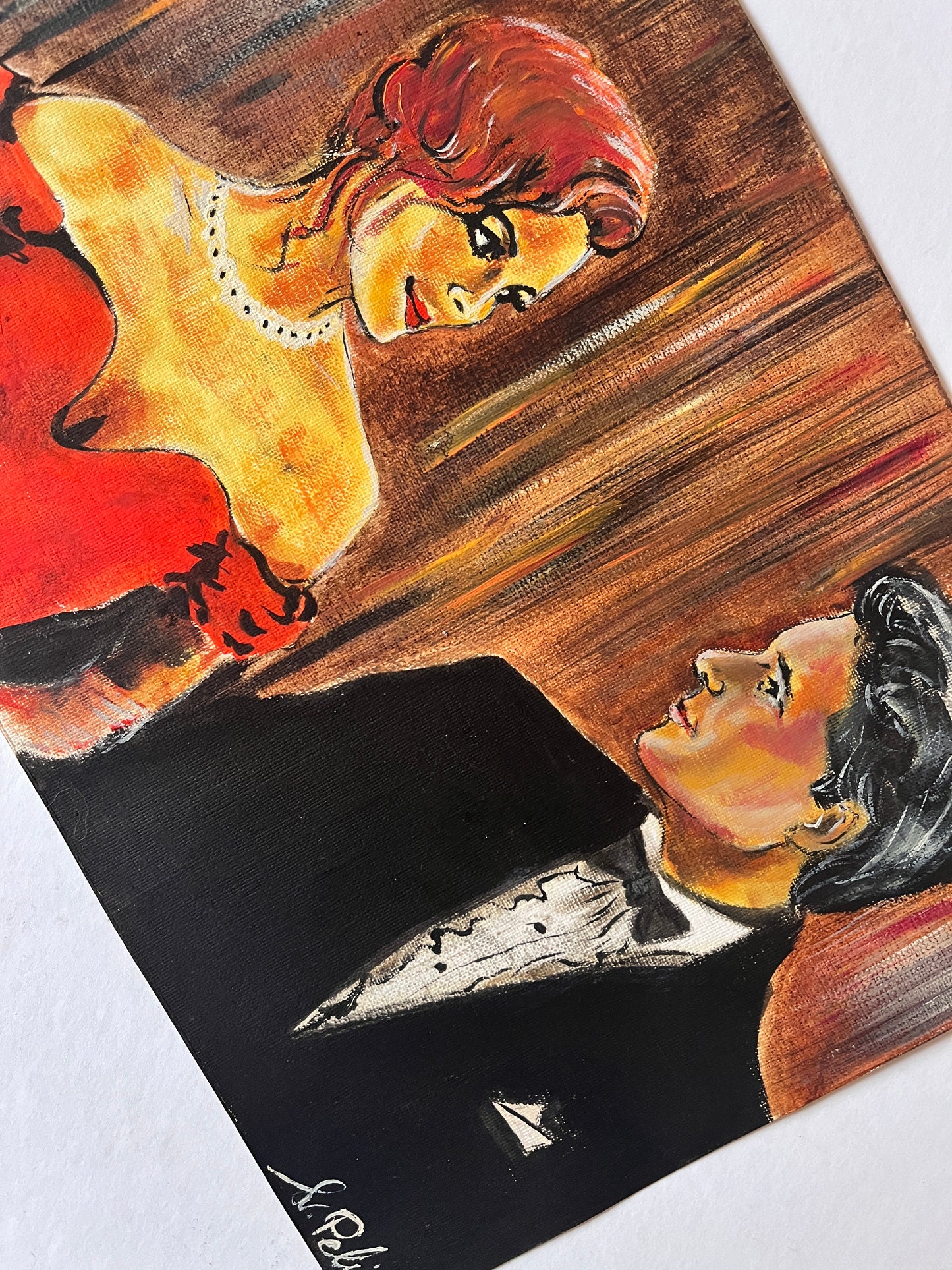 Julia Roberts, Richard Gere, Pretty Woman, Opera, ORIGINAL Oil Painting, Artwork by Svetlana Pelin