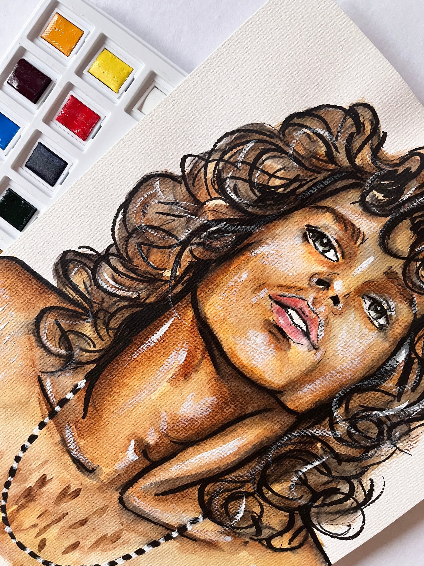 Jim Morrison, ORIGINAL Watercolor Painting, Artwork by Svetlana Pelin