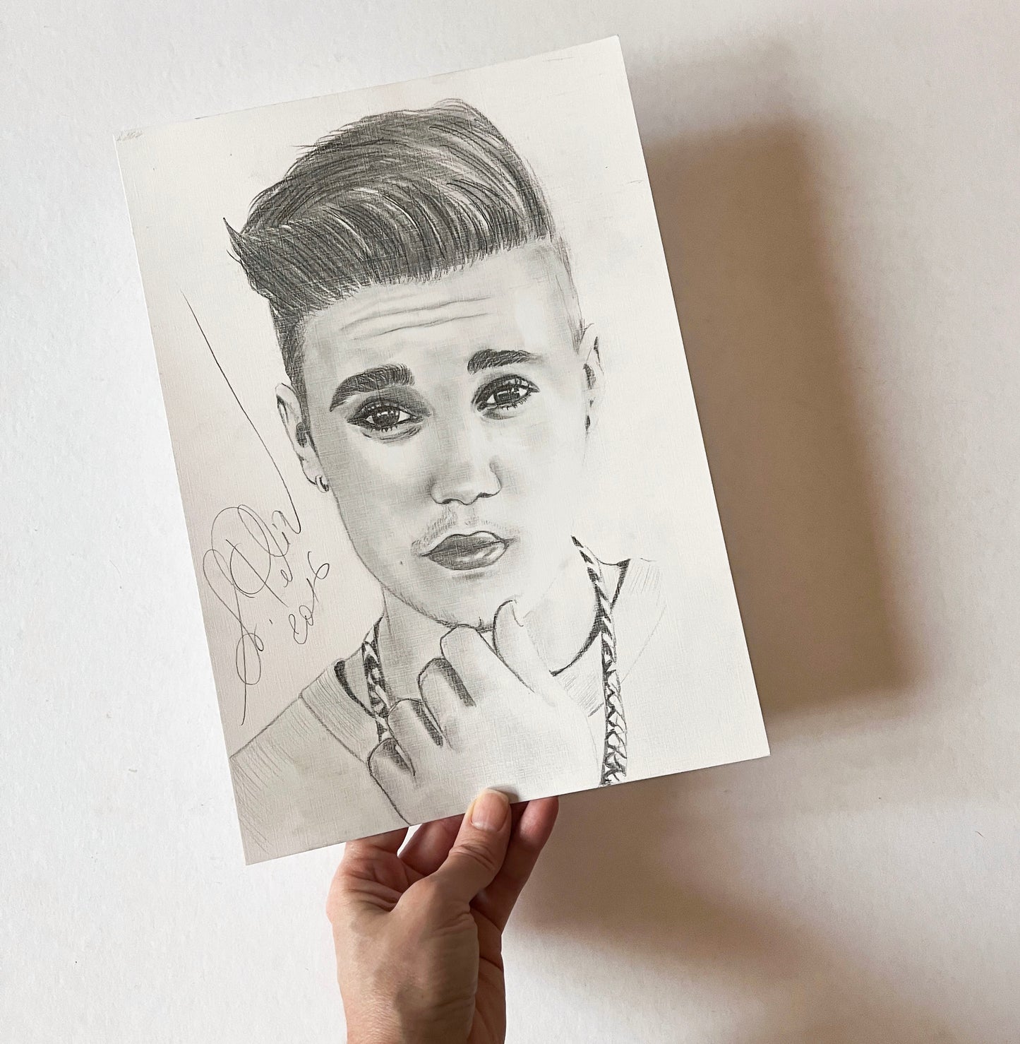 Justin Bieber, ORIGINAL Pencil Drawing, Artwork by Svetlana Pelin