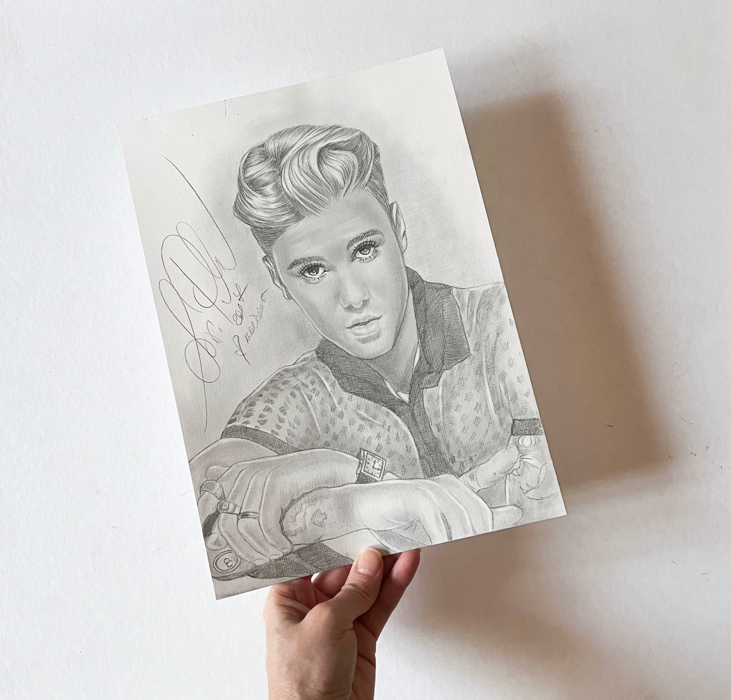 Justin Bieber, ORIGINAL Pencil Drawing, Artwork by Svetlana Pelin