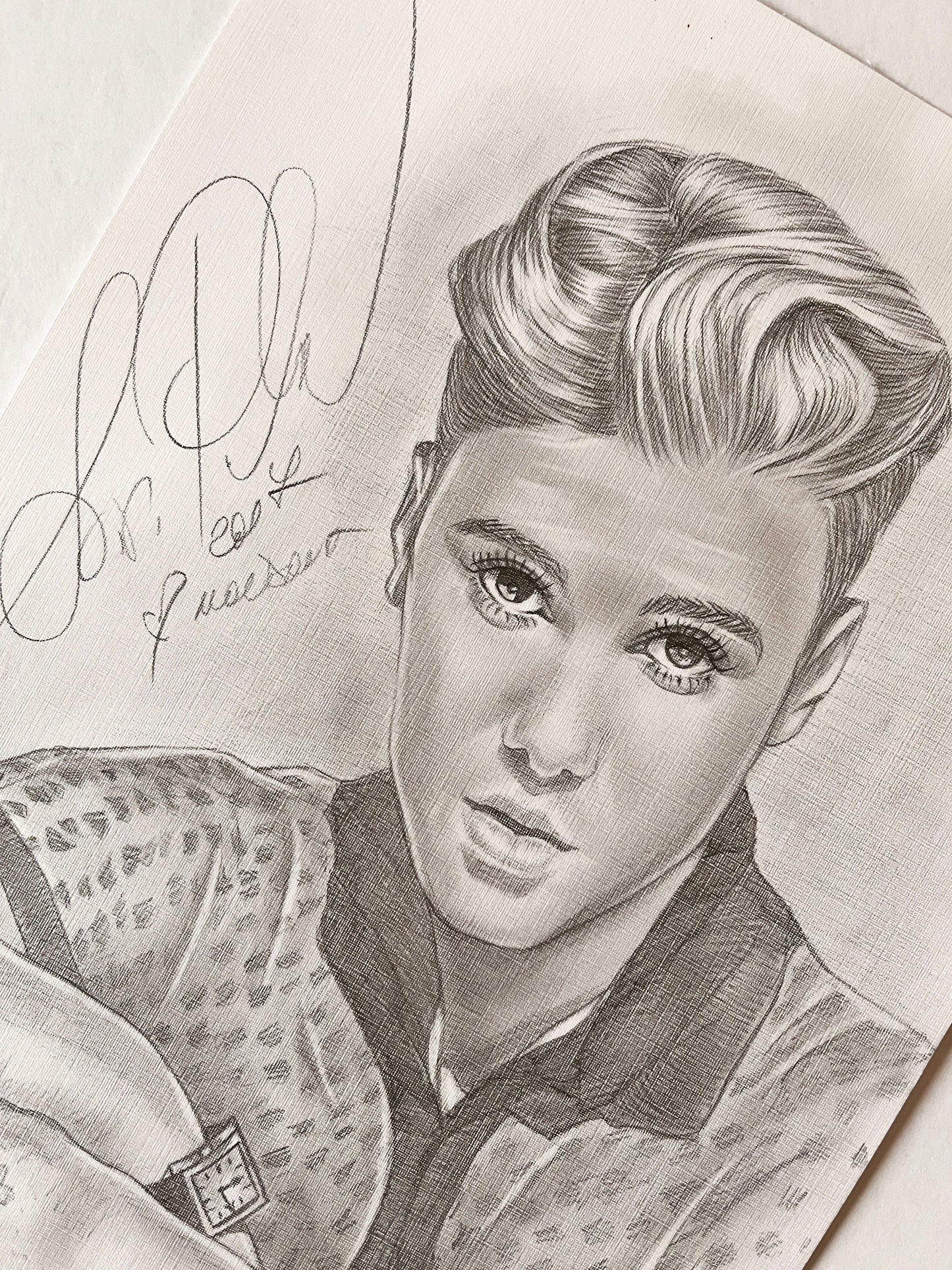 Justin Bieber, ORIGINAL Pencil Drawing, Artwork by Svetlana Pelin