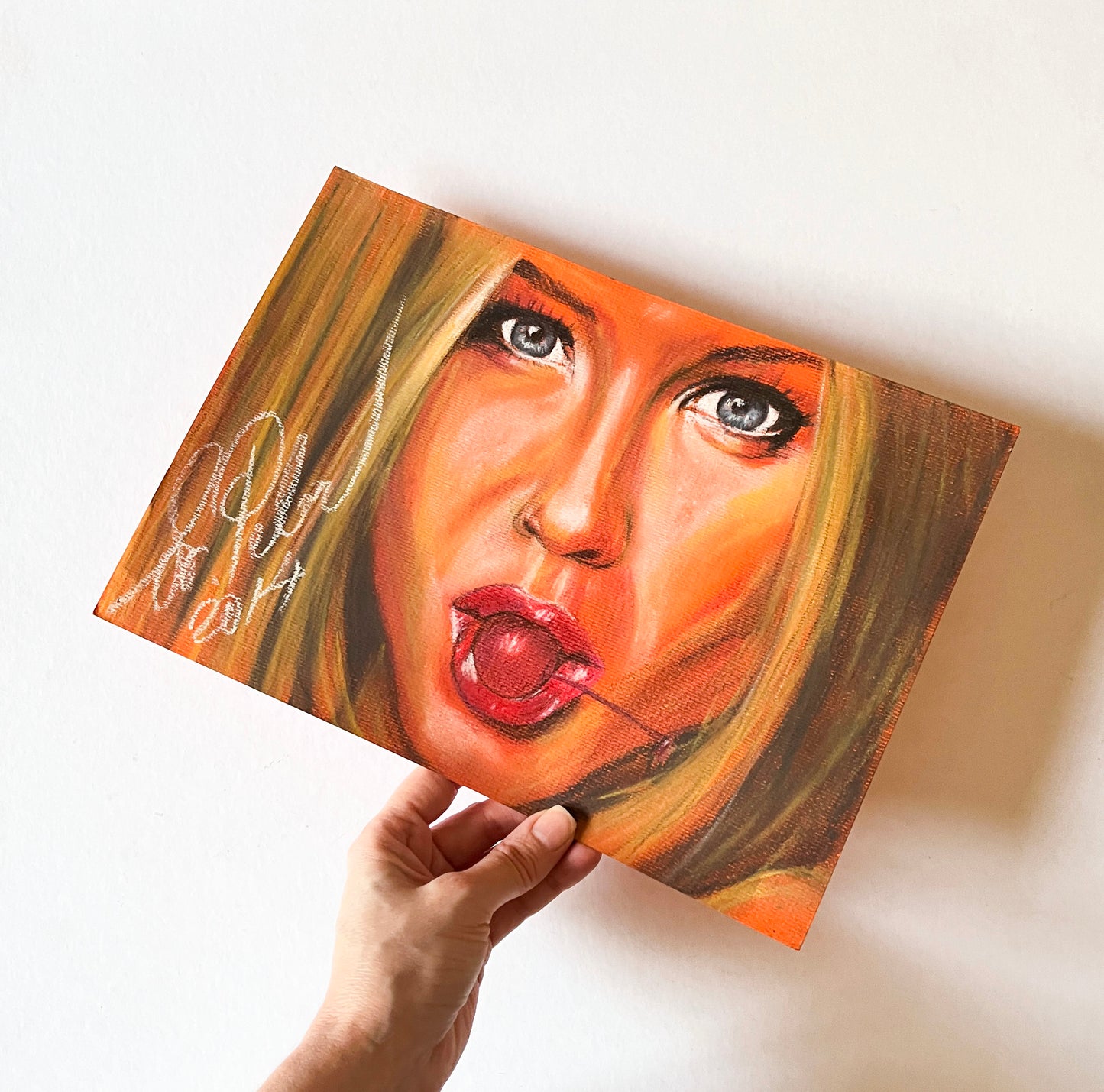 Jennifer Aniston, ORIGINAL Pastel drawing, Artwork by Svetlana Pelin
