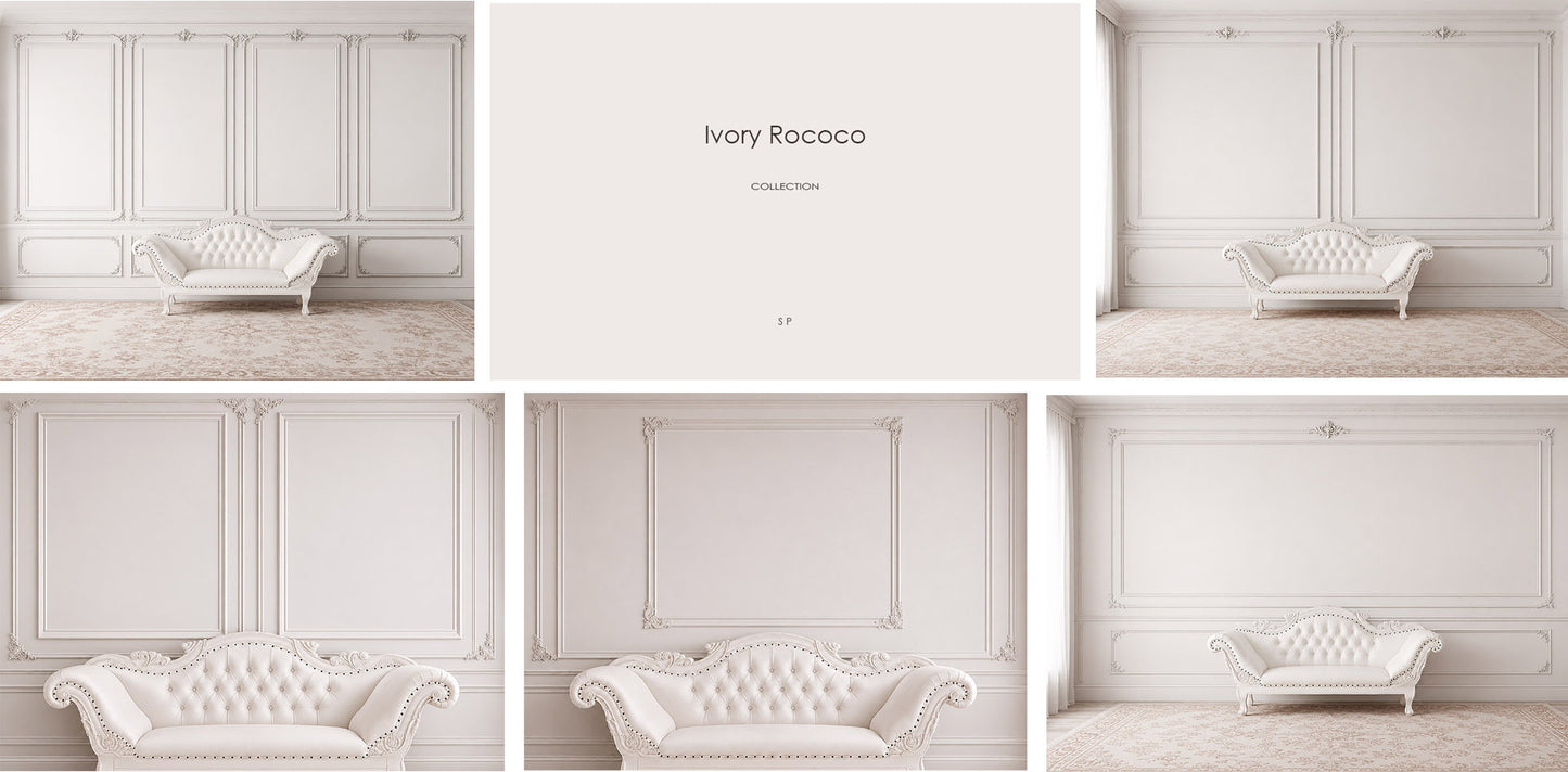 Ivory Rococo Collection · Set of 5