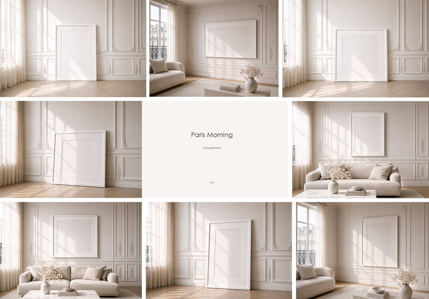 Paris Morning Collection · Set of 9
