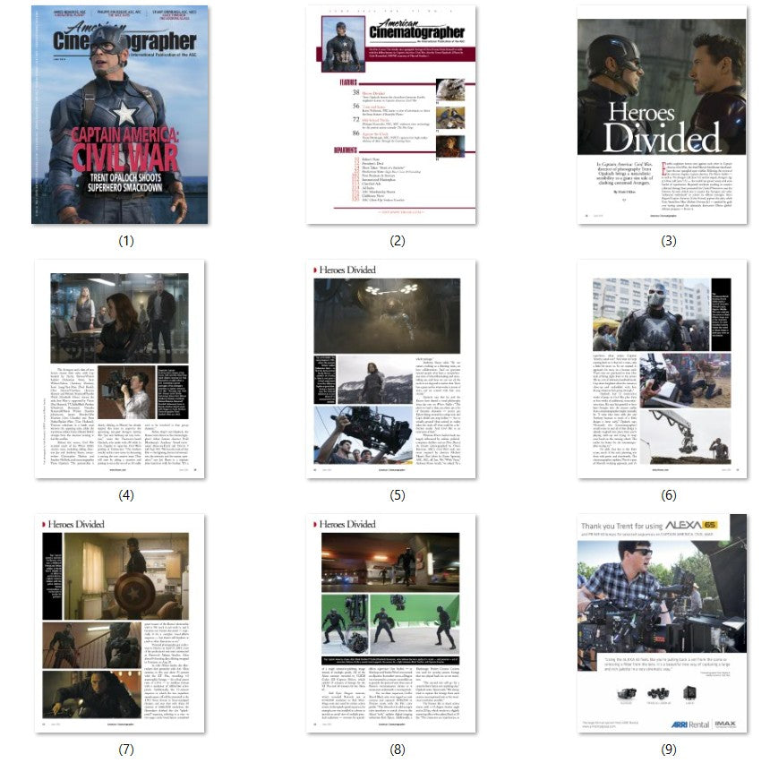 Chris Evans, Captain America, English magazine, Cover, DIGITAL Instant Download